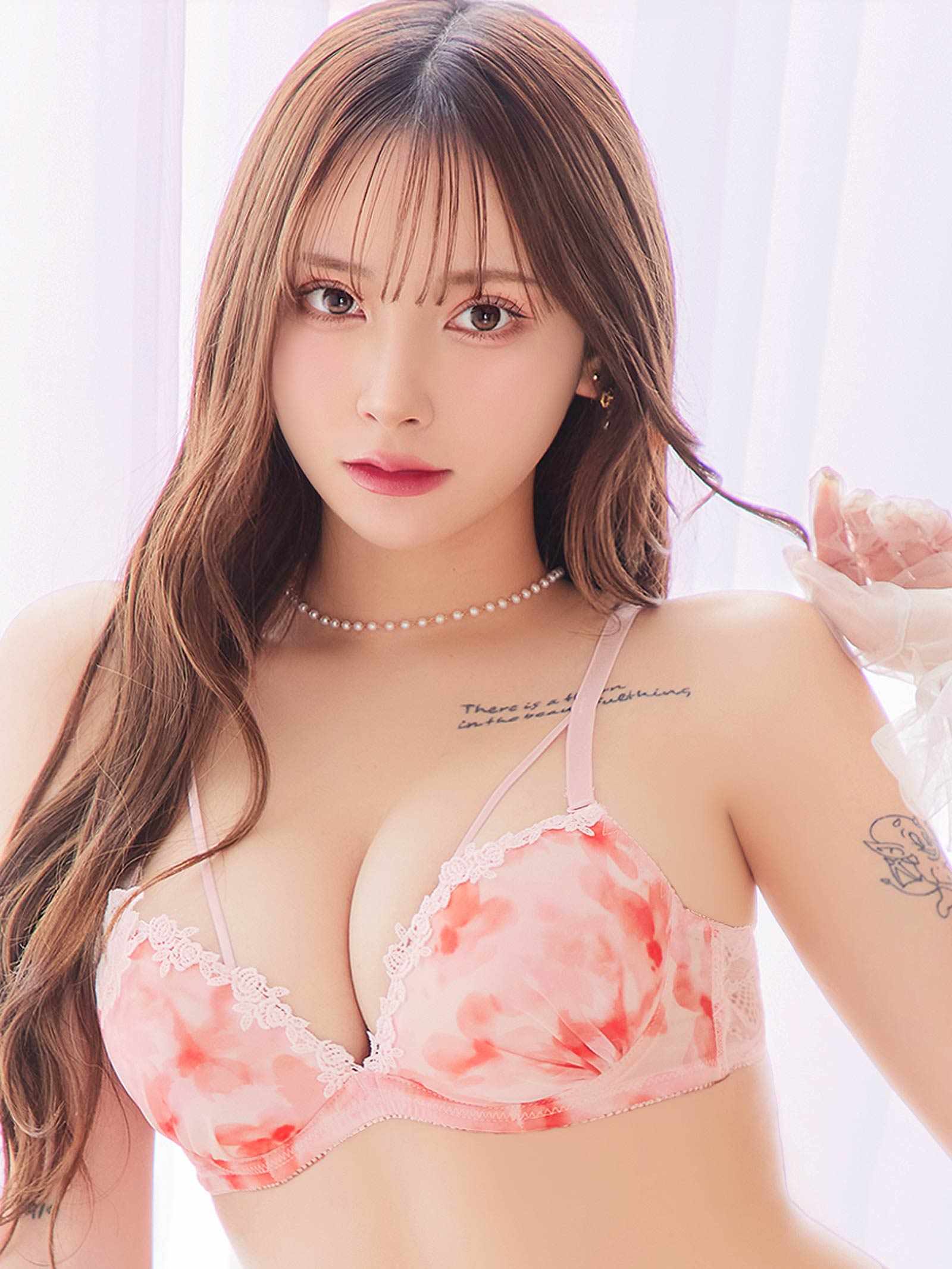 8/20新作!ミスティブロッサムコードブラジャー&バック透けTバックショーツ