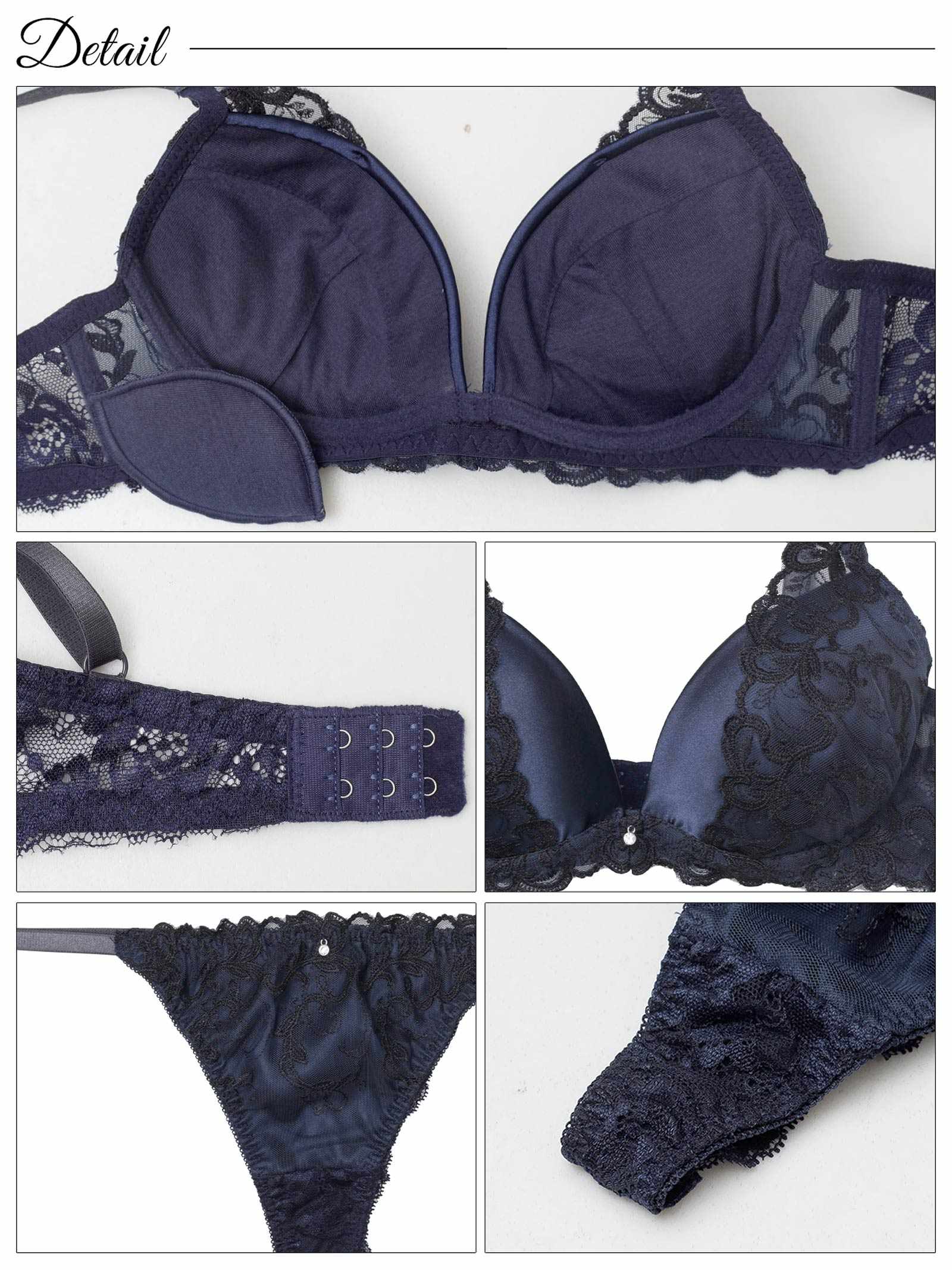 10/3新作!ブリリアントアイビーブラジャー&バック透けTバックショーツ