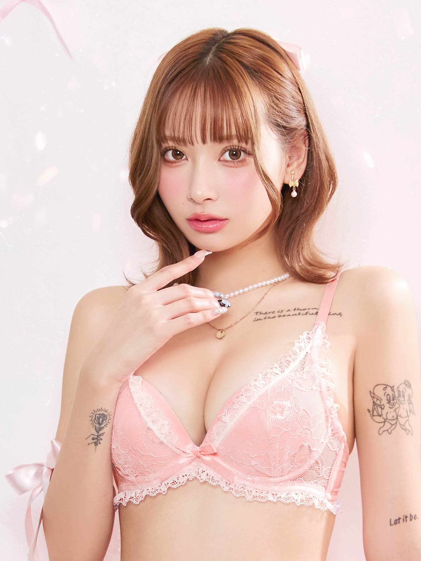 10/13新作!ラブリーパステルフリルブラジャー&Tバックショーツ