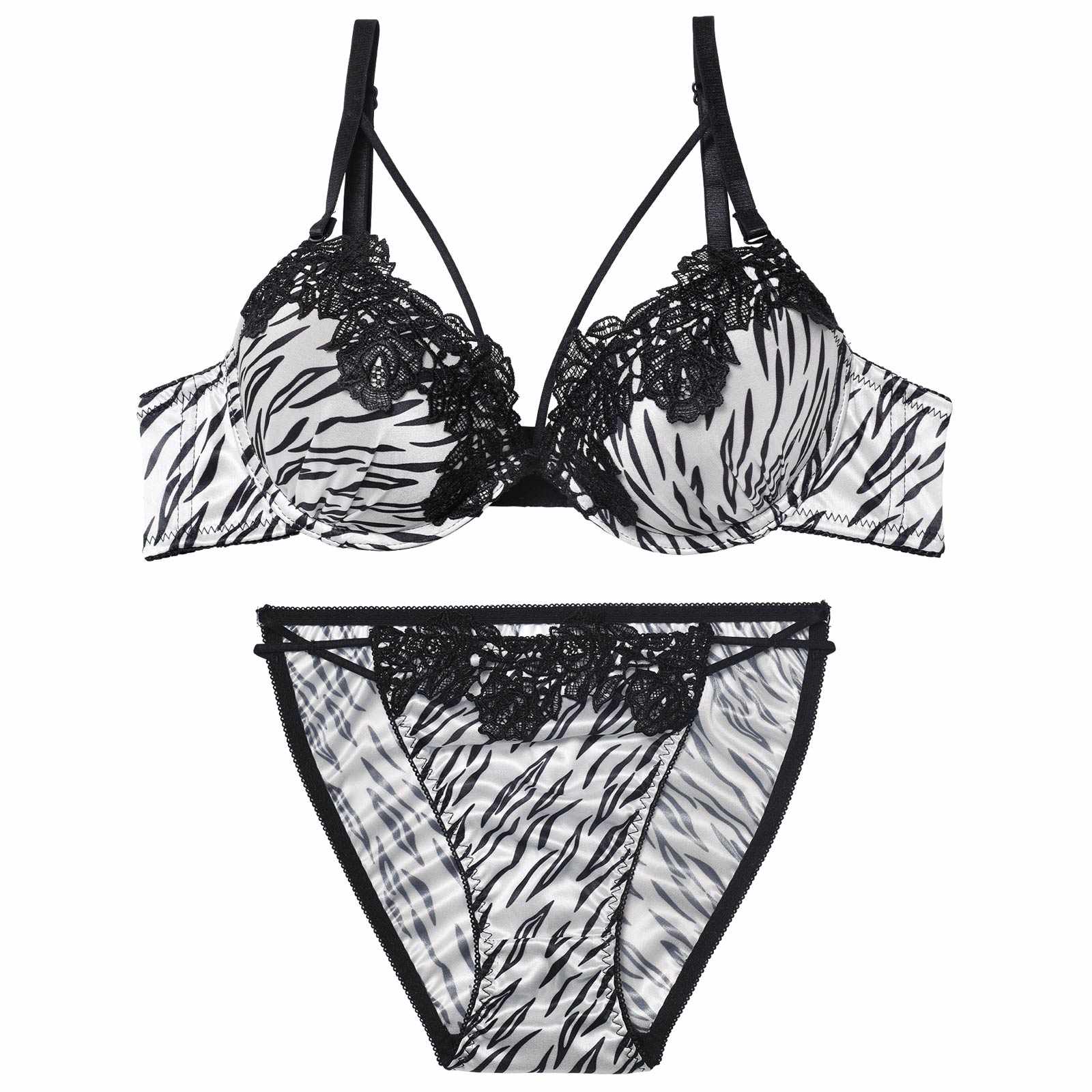 11/26新作!スパイシーゼブラコードブラジャー&フルバックショーツ