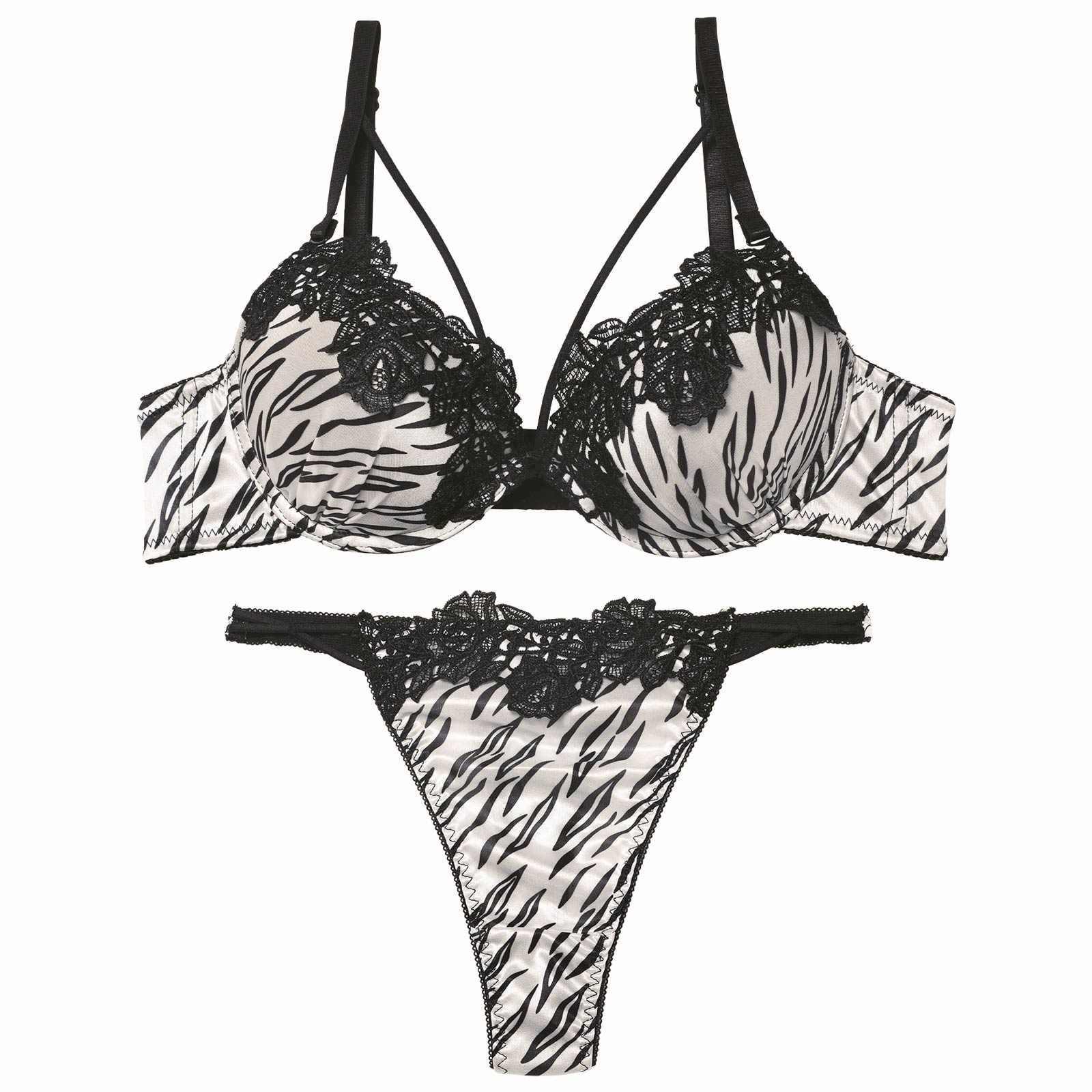 11/26新作!スパイシーゼブラコードブラジャー&Tバックショーツ