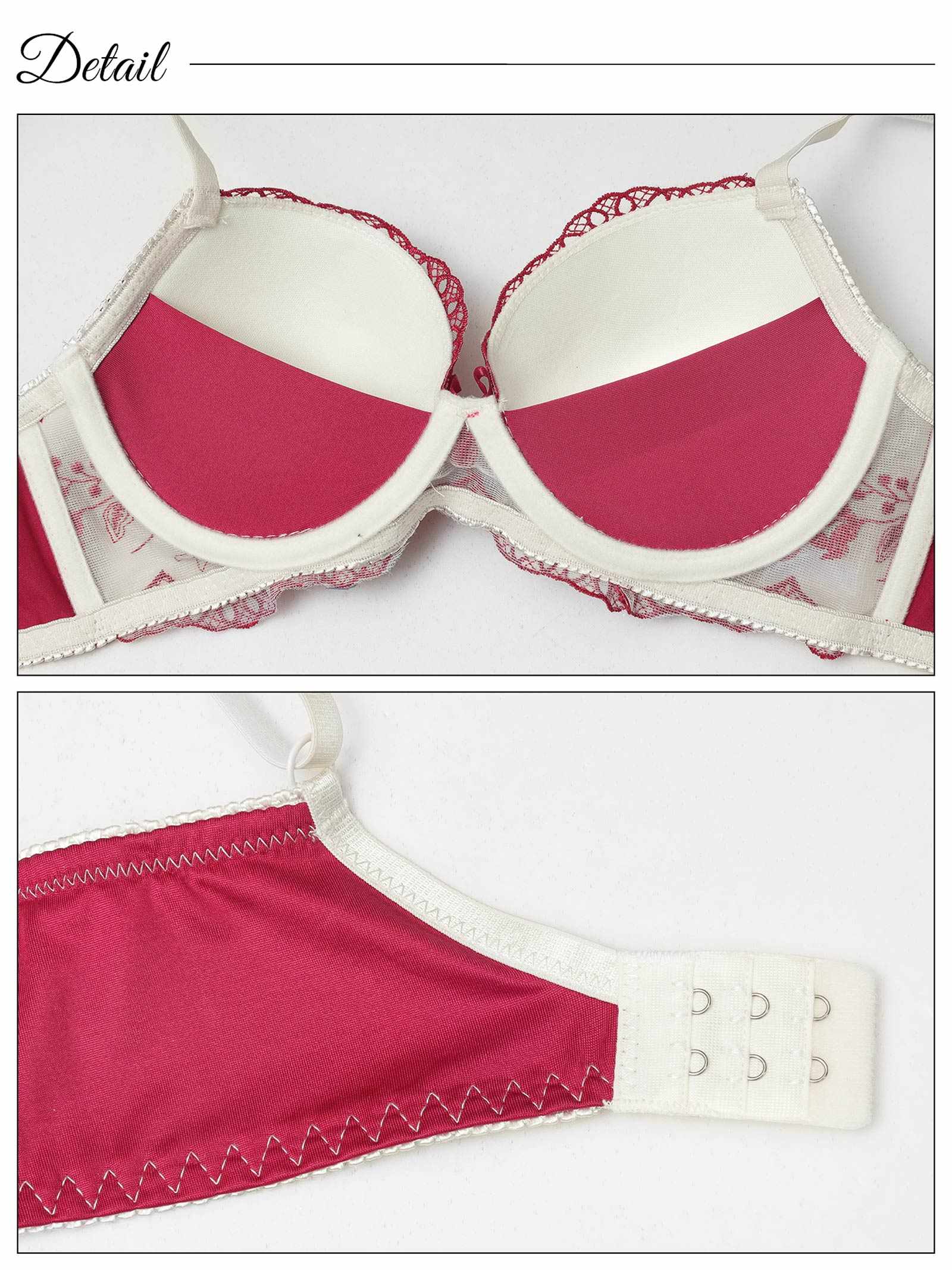 10/13新作!【ノンワイヤー】ノスタルジアブルーム育乳脇高ブラジャー&フルバックショーツ