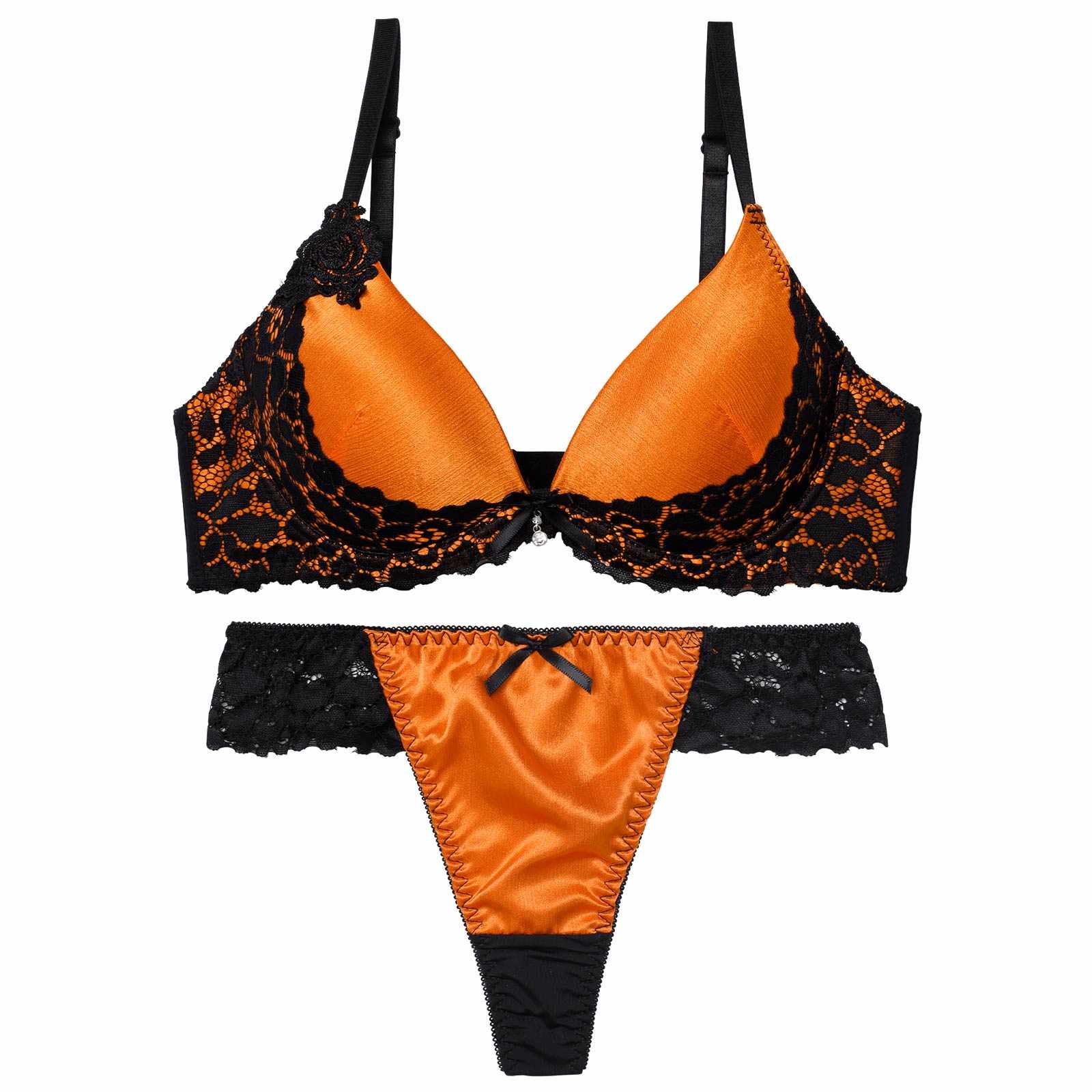 10/13新作!ナイトメアレースブラジャー&Tバックショーツ