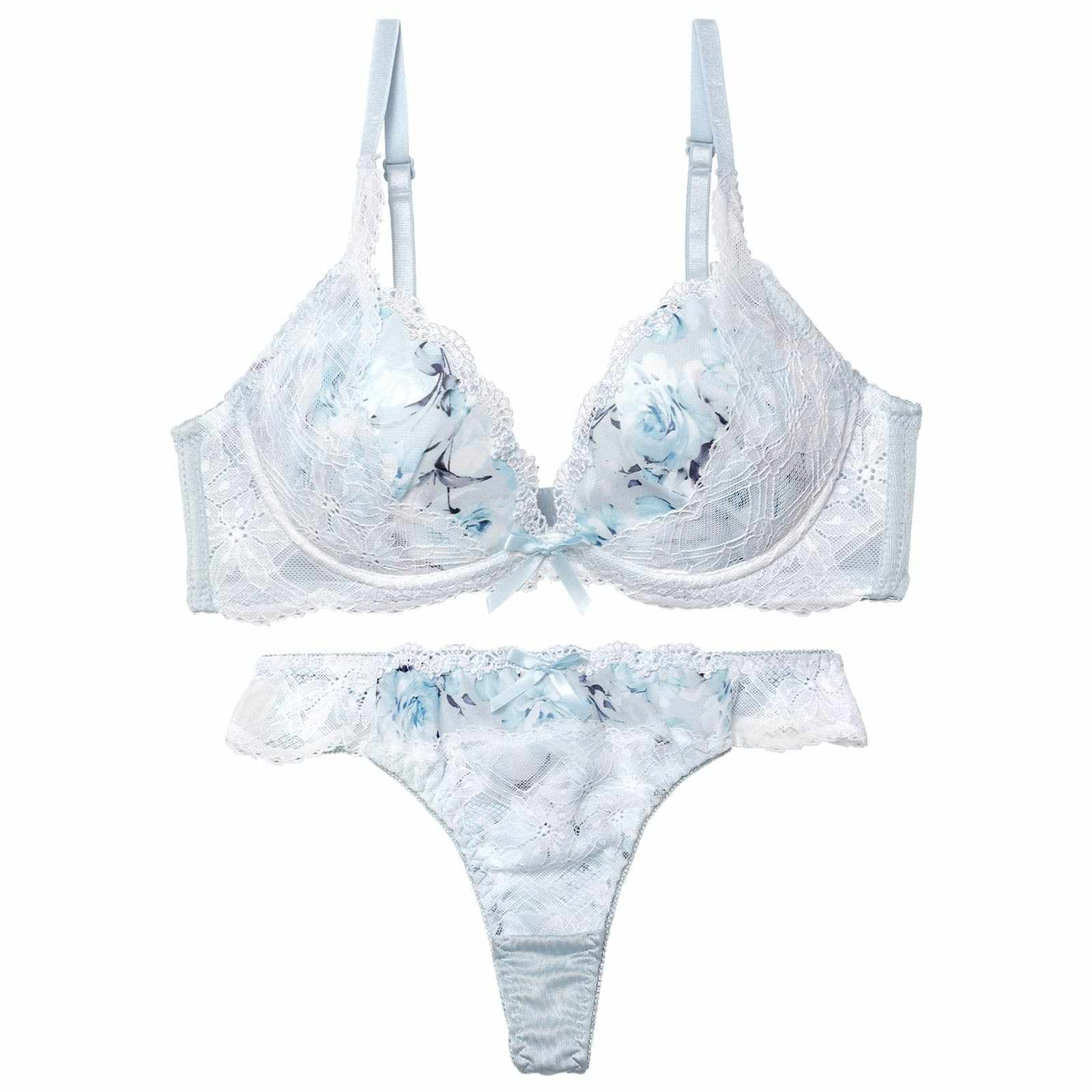 2/18新作!ピュアローズヴェールブラジャー&Tバックショーツ