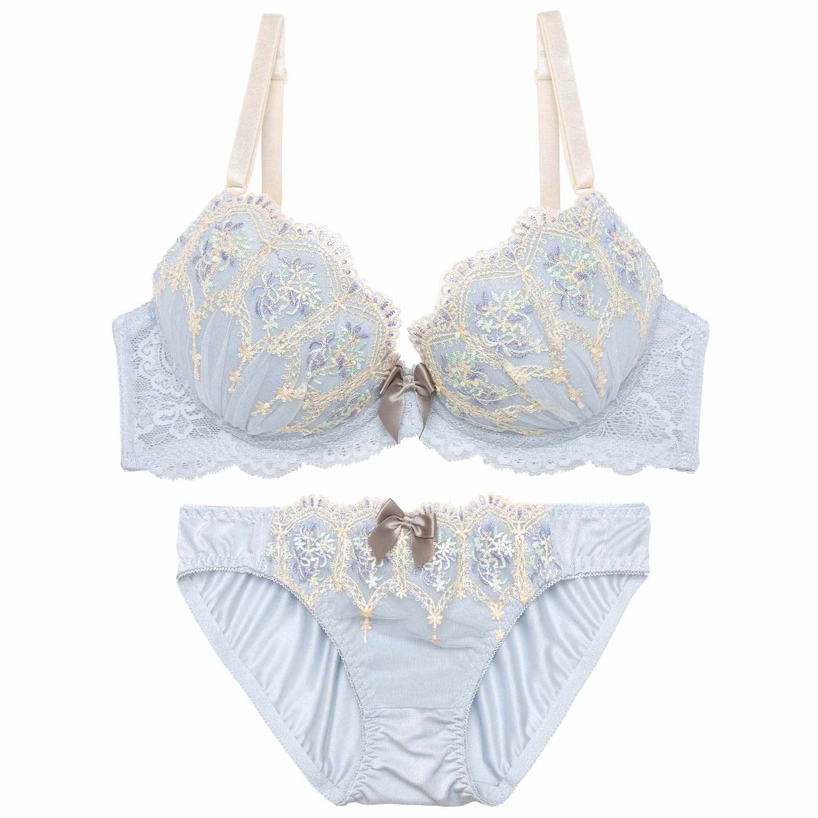 12/26新作!マルチフラワーアーチブラジャー＆フルバックショーツ