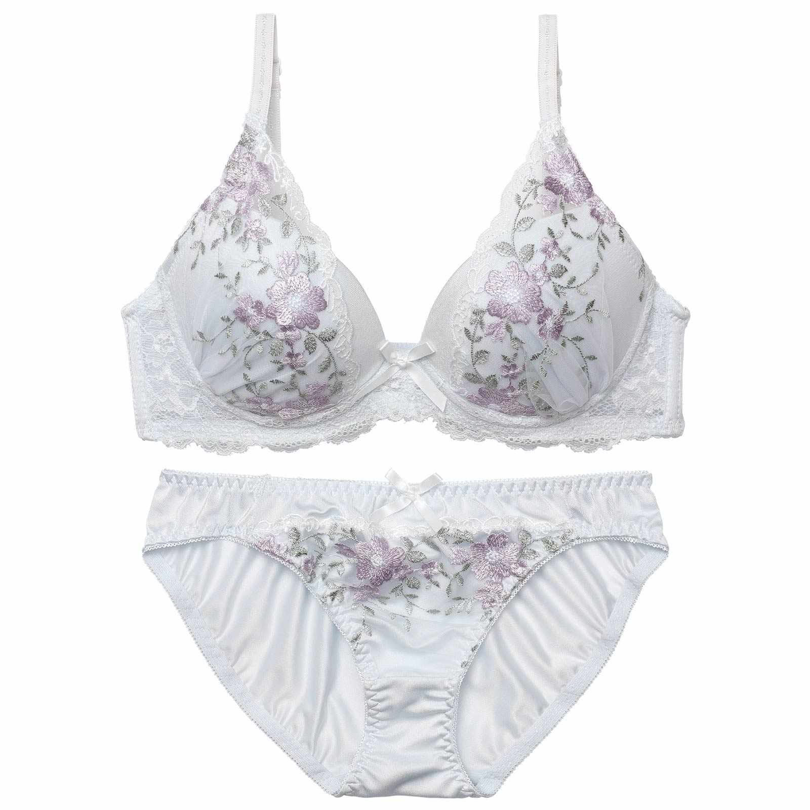 2/16新作!スウィートシアーフルールブラジャー&フルバックショーツ