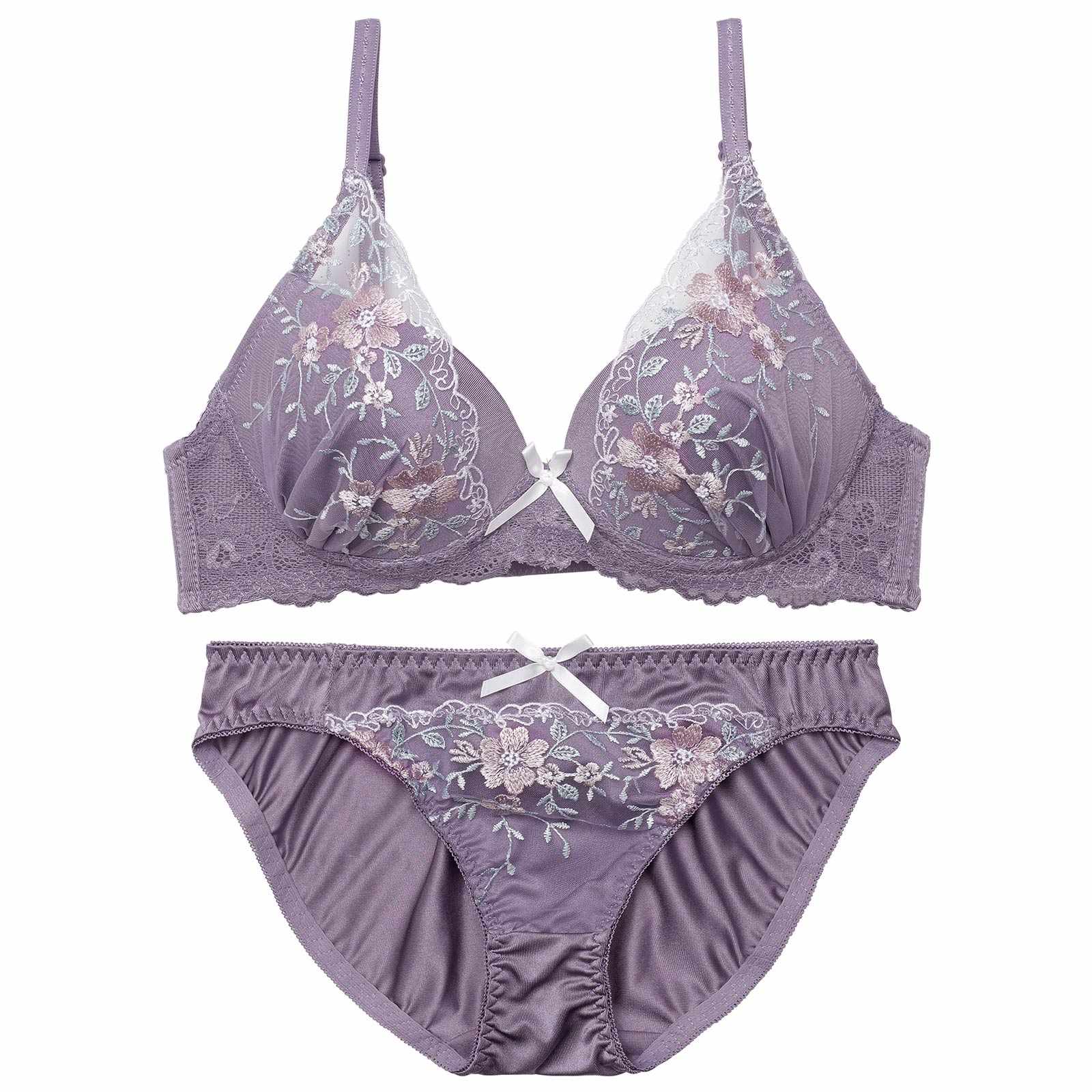 2/16新作!スウィートシアーフルールブラジャー&フルバックショーツ