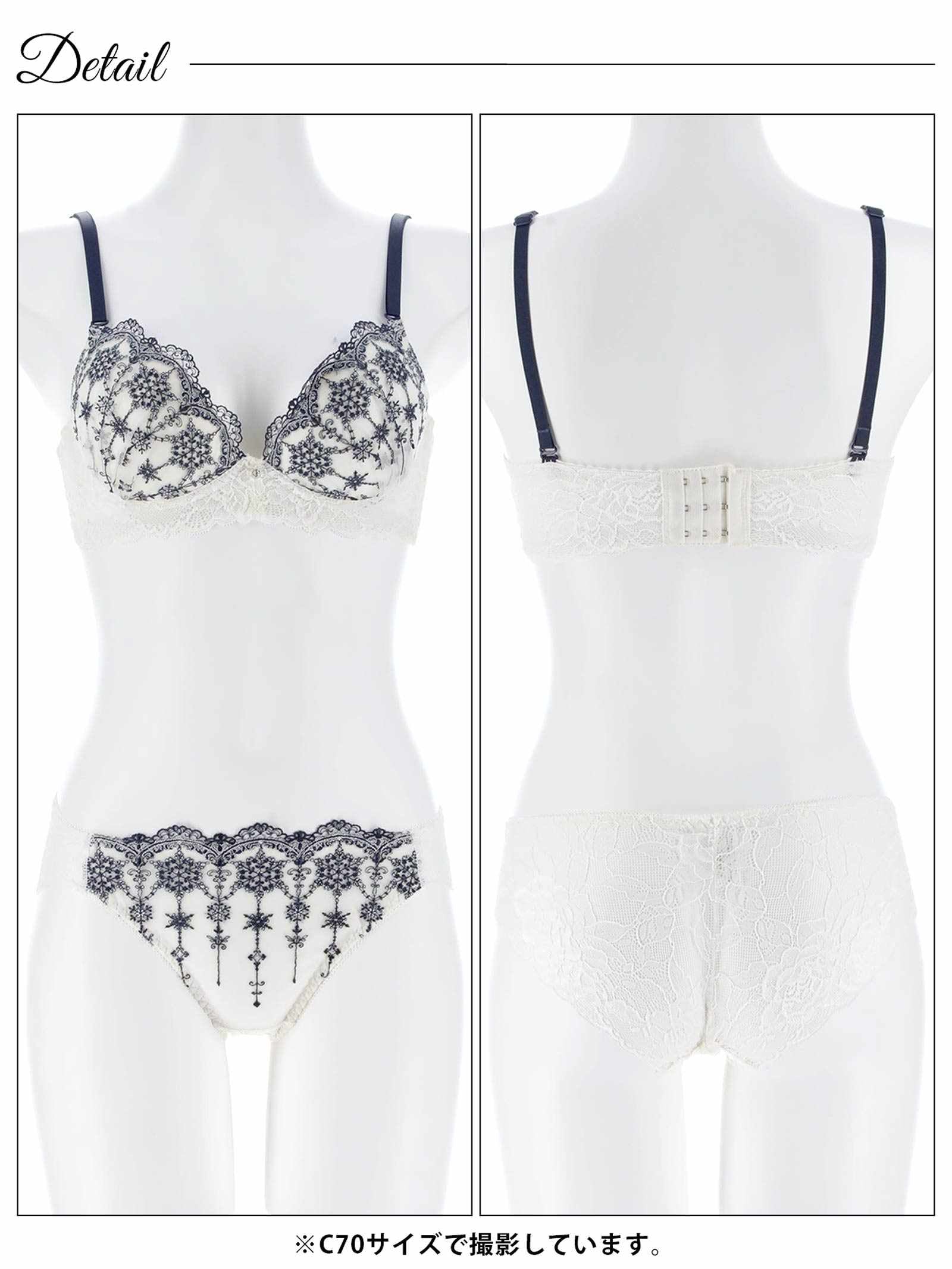 4/6新作!シャイニークリスタル育乳脇高ブラジャー&バック透けフルバックショーツ