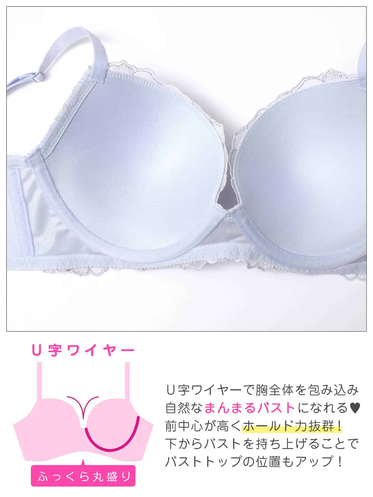 9/7新作!グレースチュールフラワー育乳脇高ブラジャー&フルバックショーツ