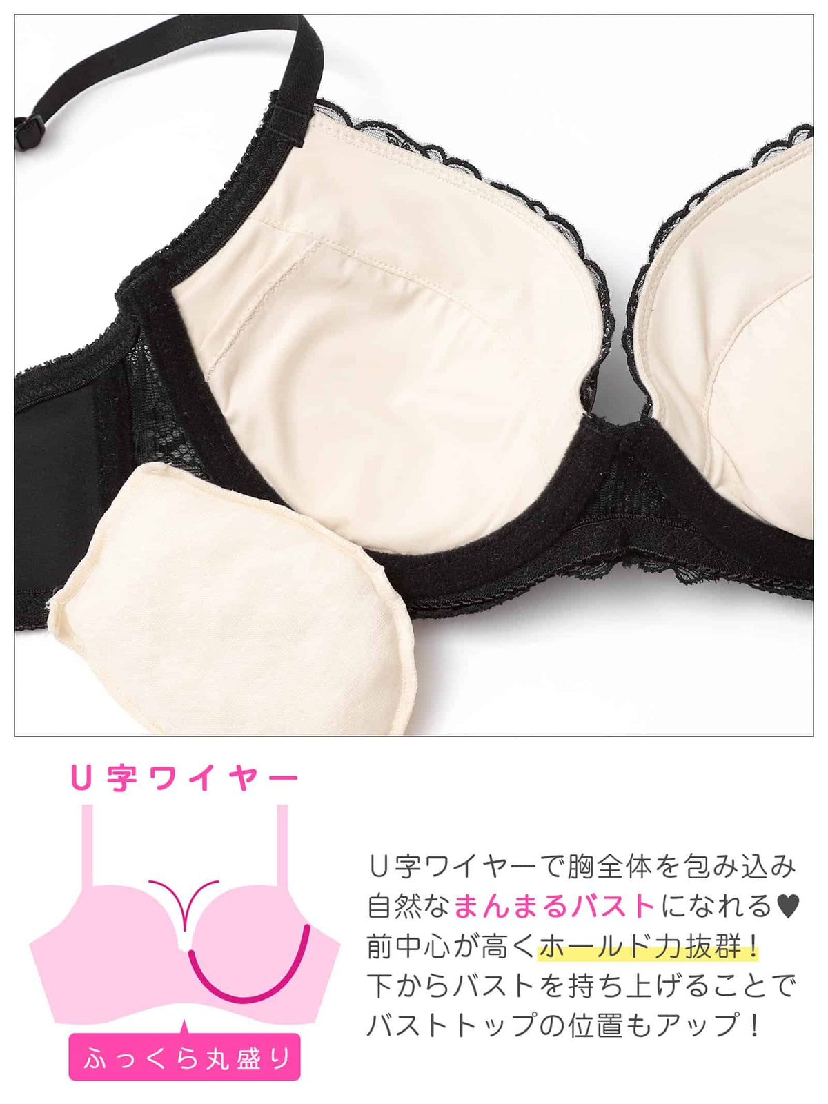 10/7新作!フェアリーアイビーブルーム育乳脇高ブラジャー&フルバックショーツ