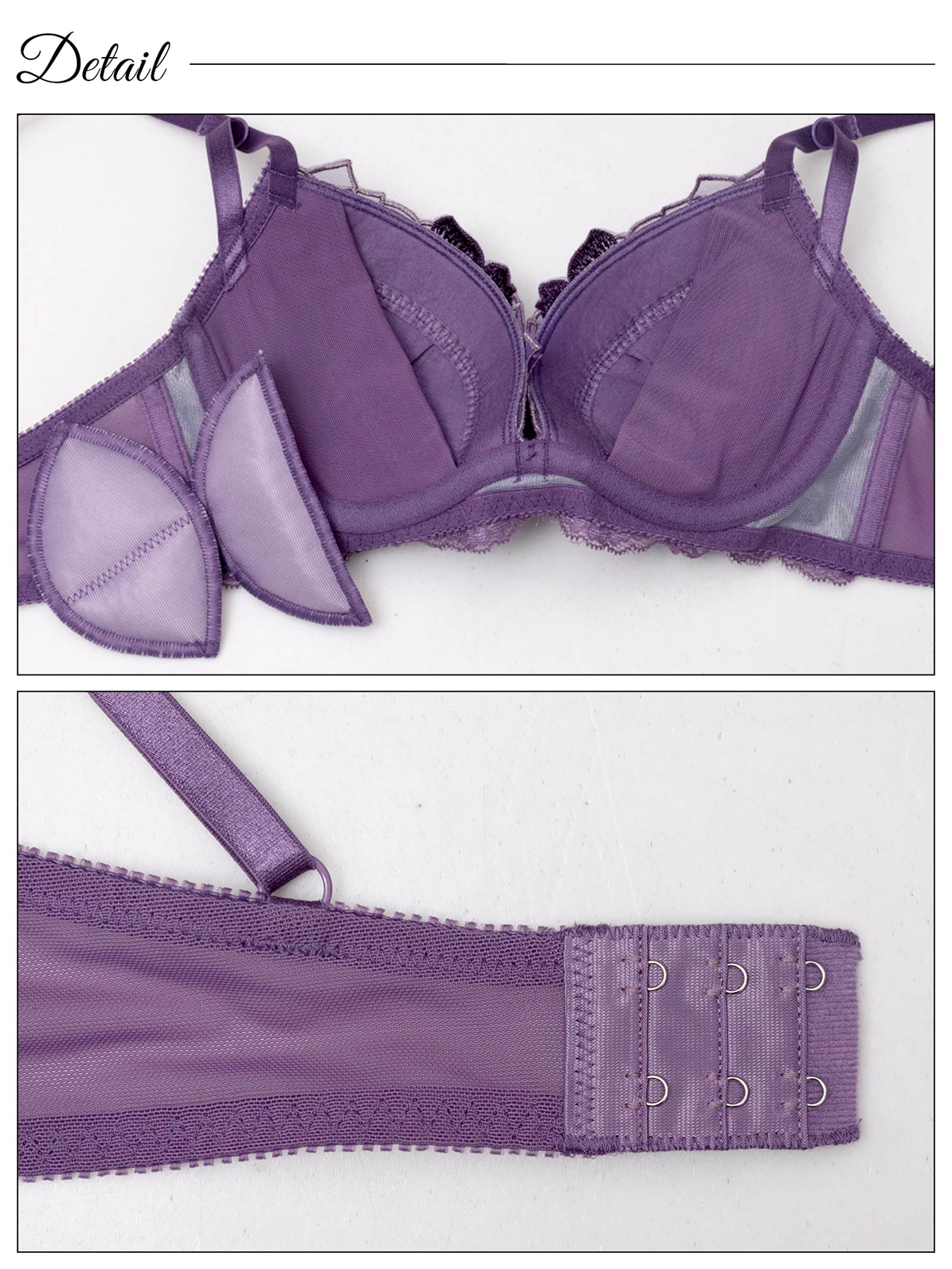 8/29新作!ブリリアントヴェールフラワーブラジャー&フルバックショーツ