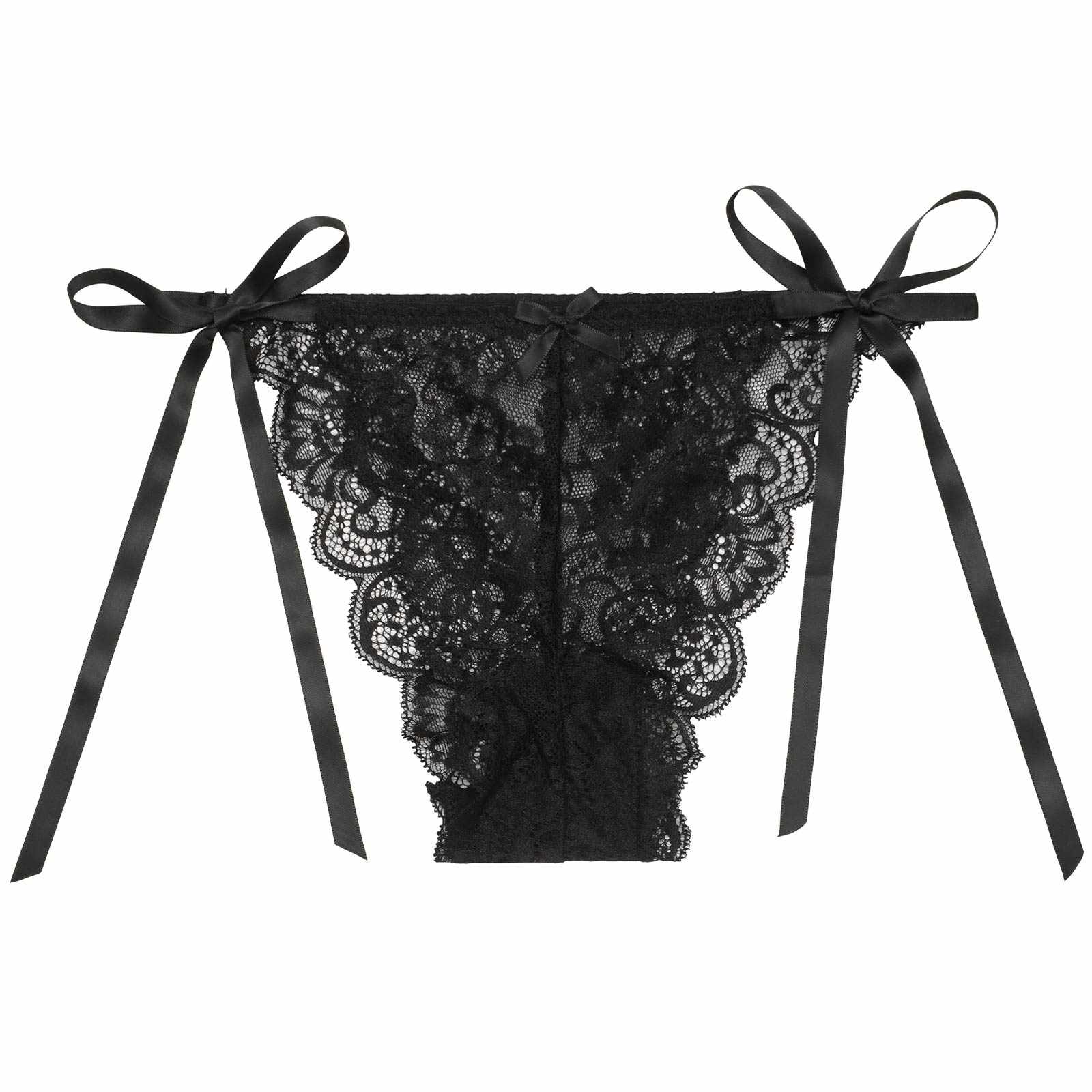 3/11新作!グラマラス総レースサイド紐フルバックショーツ単品
