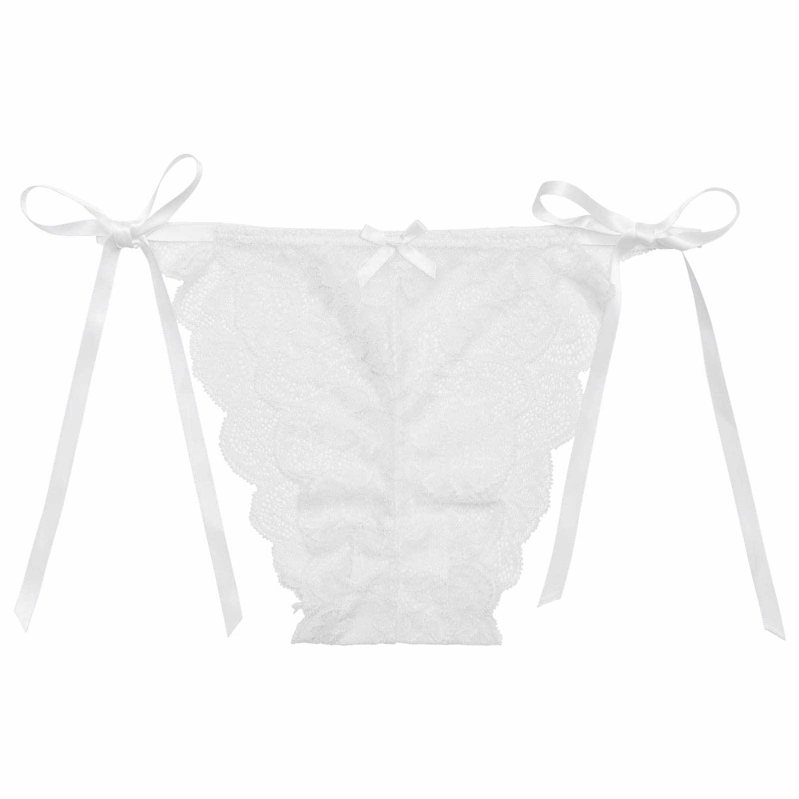 3/11新作!グラマラス総レースサイド紐フルバックショーツ単品