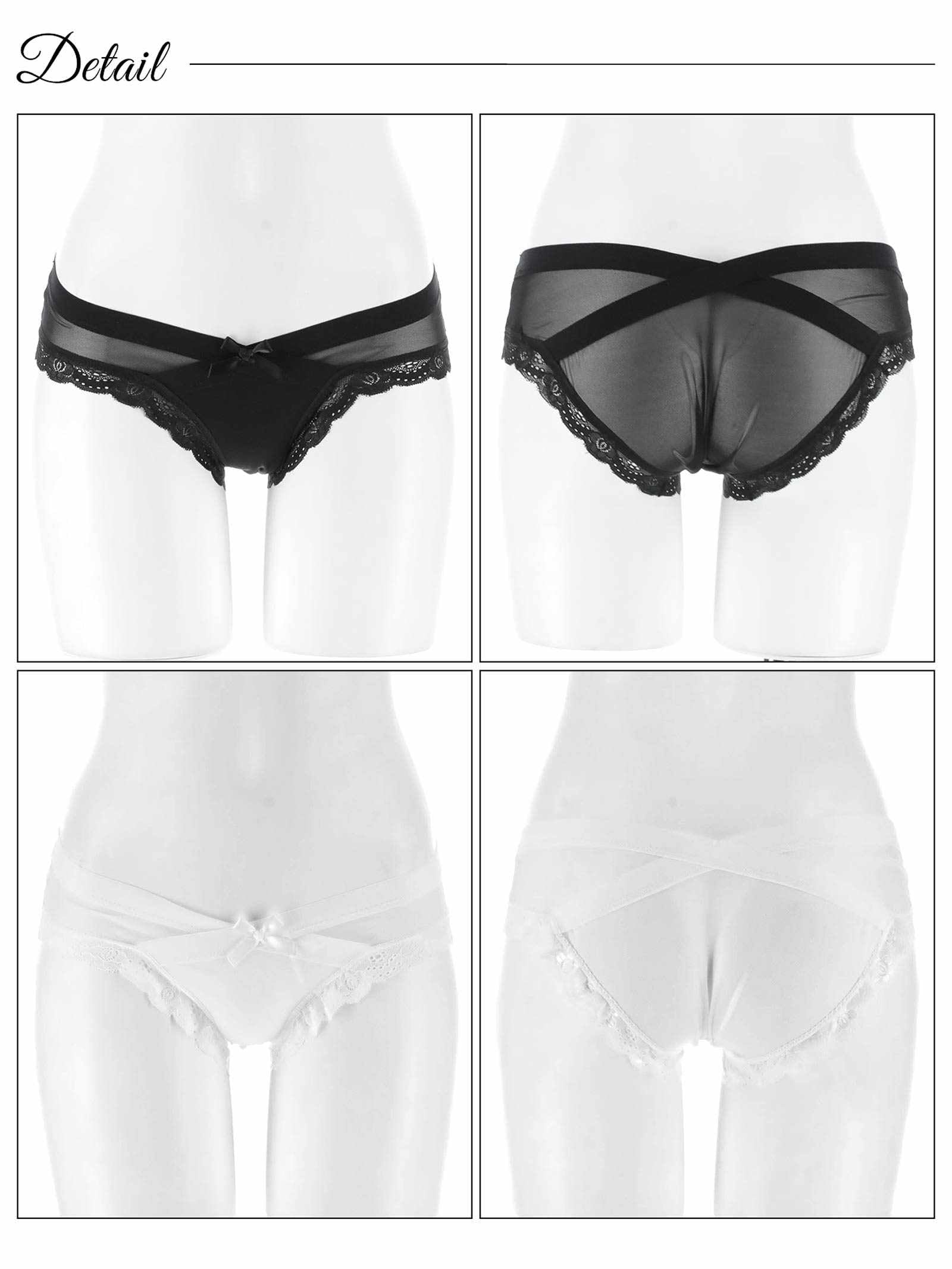 12/26新作!クロスシアーレースフルバックショーツ単品