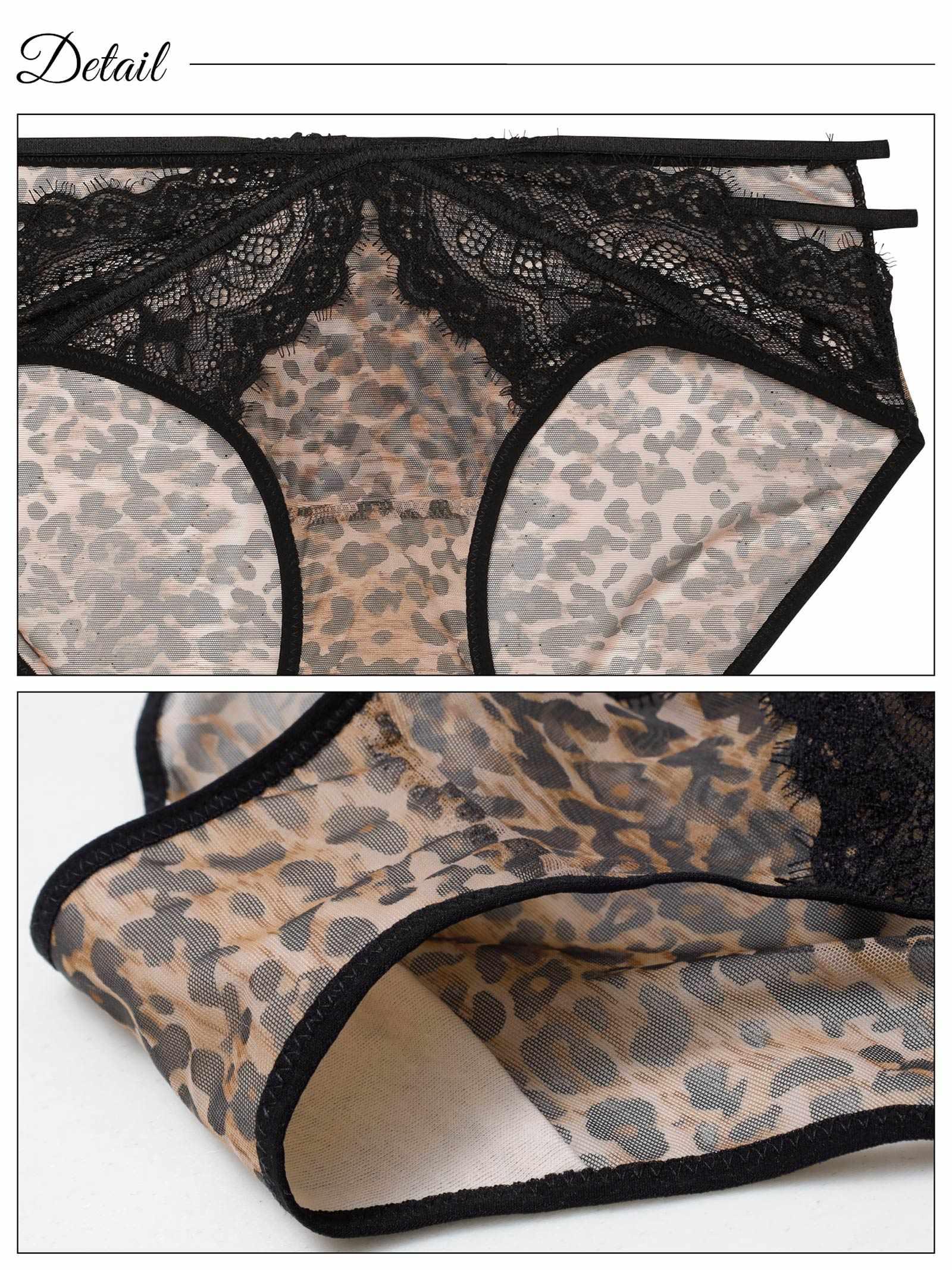 2/9新作!レオパードコードレースフルバックショーツ単品