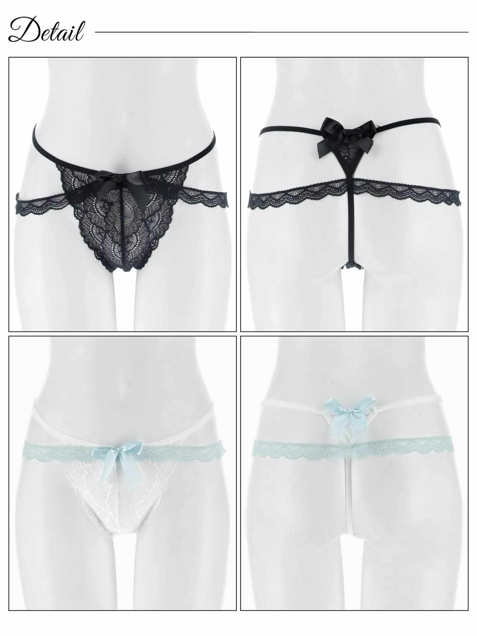 1/28新作!シャルムリボンレースTバックショーツ単品