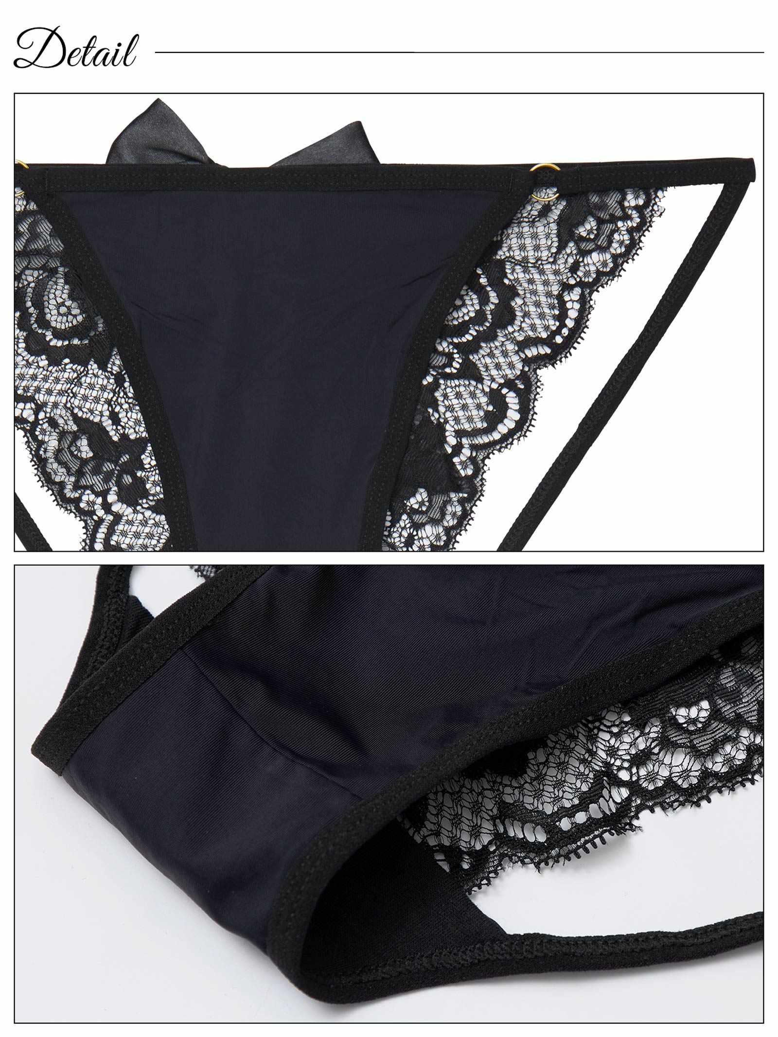 2/6新作!バックリボンレースバック透けフルバックショーツ単品
