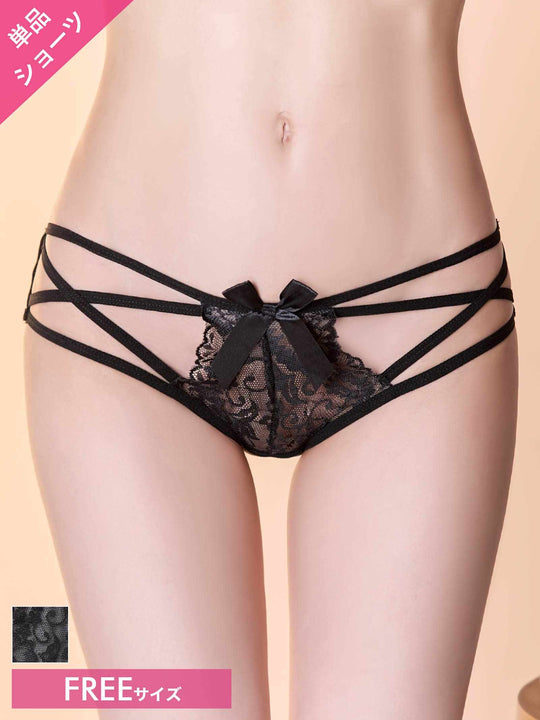 1/26新作!ヌーディレースコードバック透けフルバックショーツ単品
