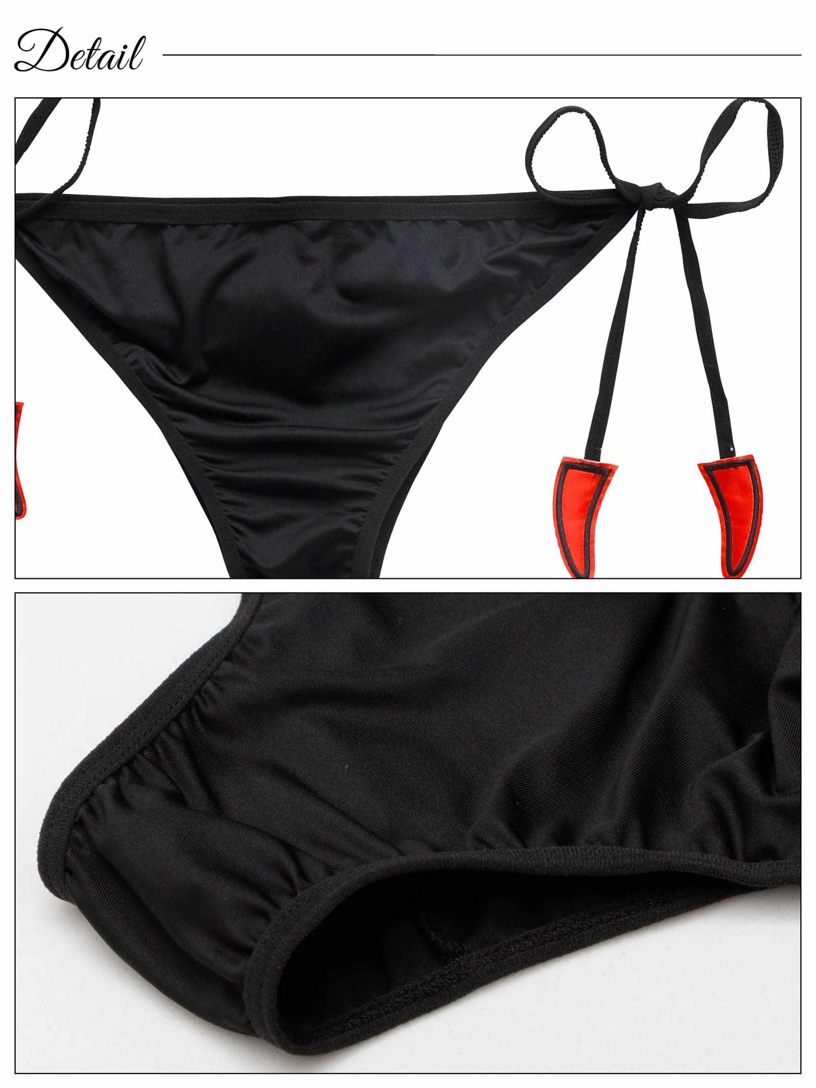 9/15新作![4点セット]ラブリー小悪魔コスプレランジェリー