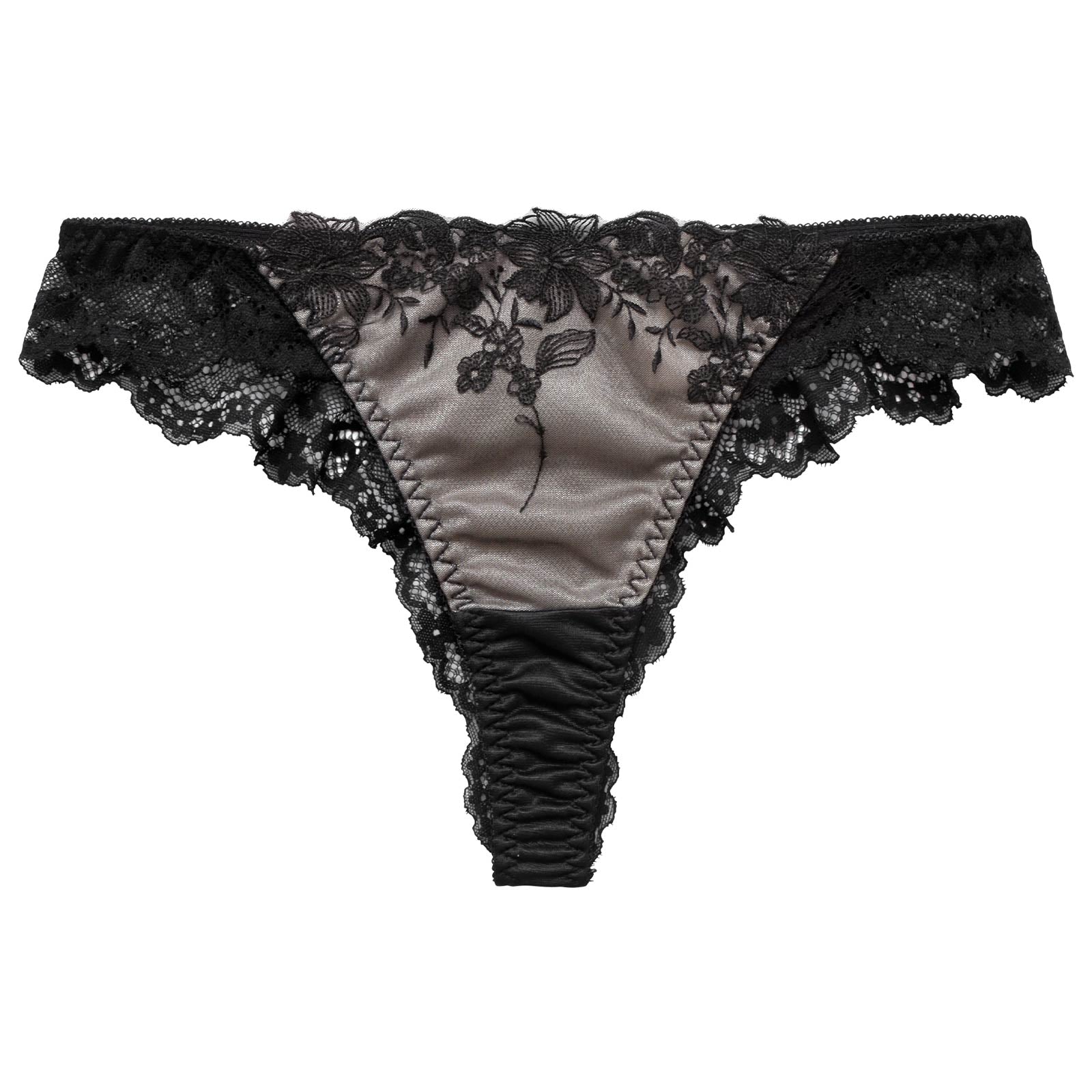 2/4新作!フェアリーフルールレーシィバック透けTバックショーツ[おそろいショーツ]