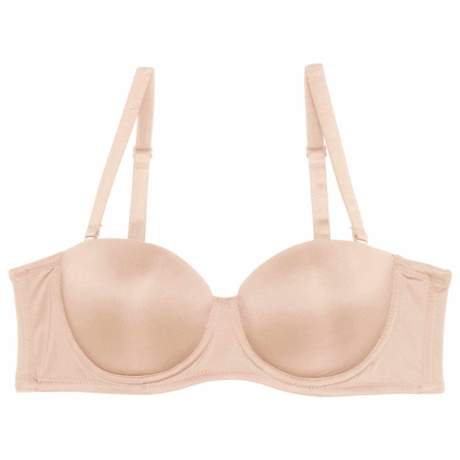 シンプルハーフカップチューブブラジャー単品