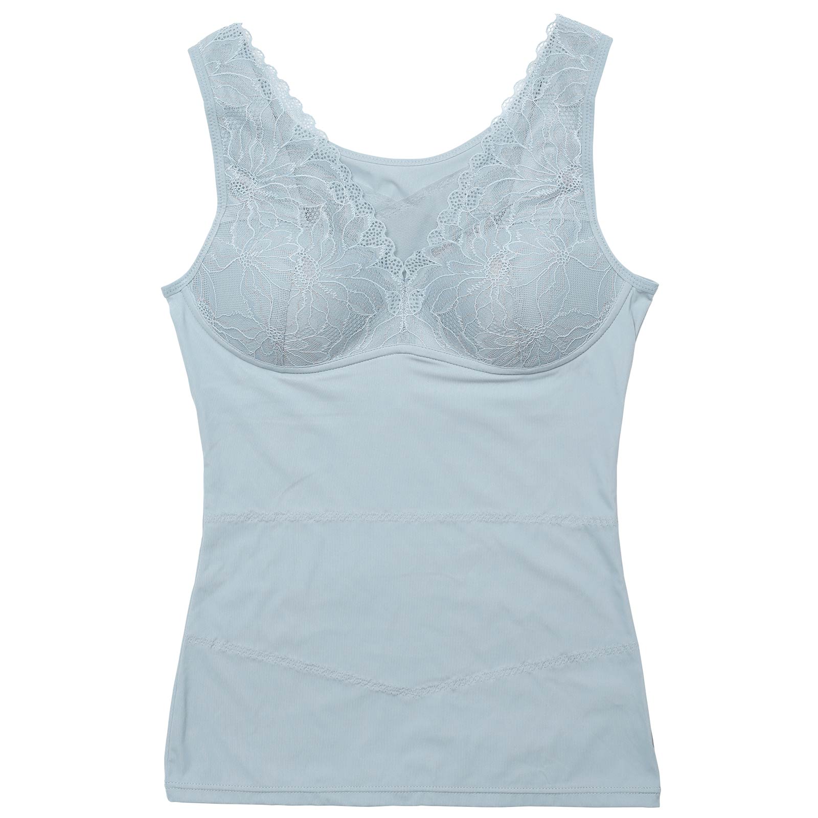 フラワーレースバッククロスボディシェイパー