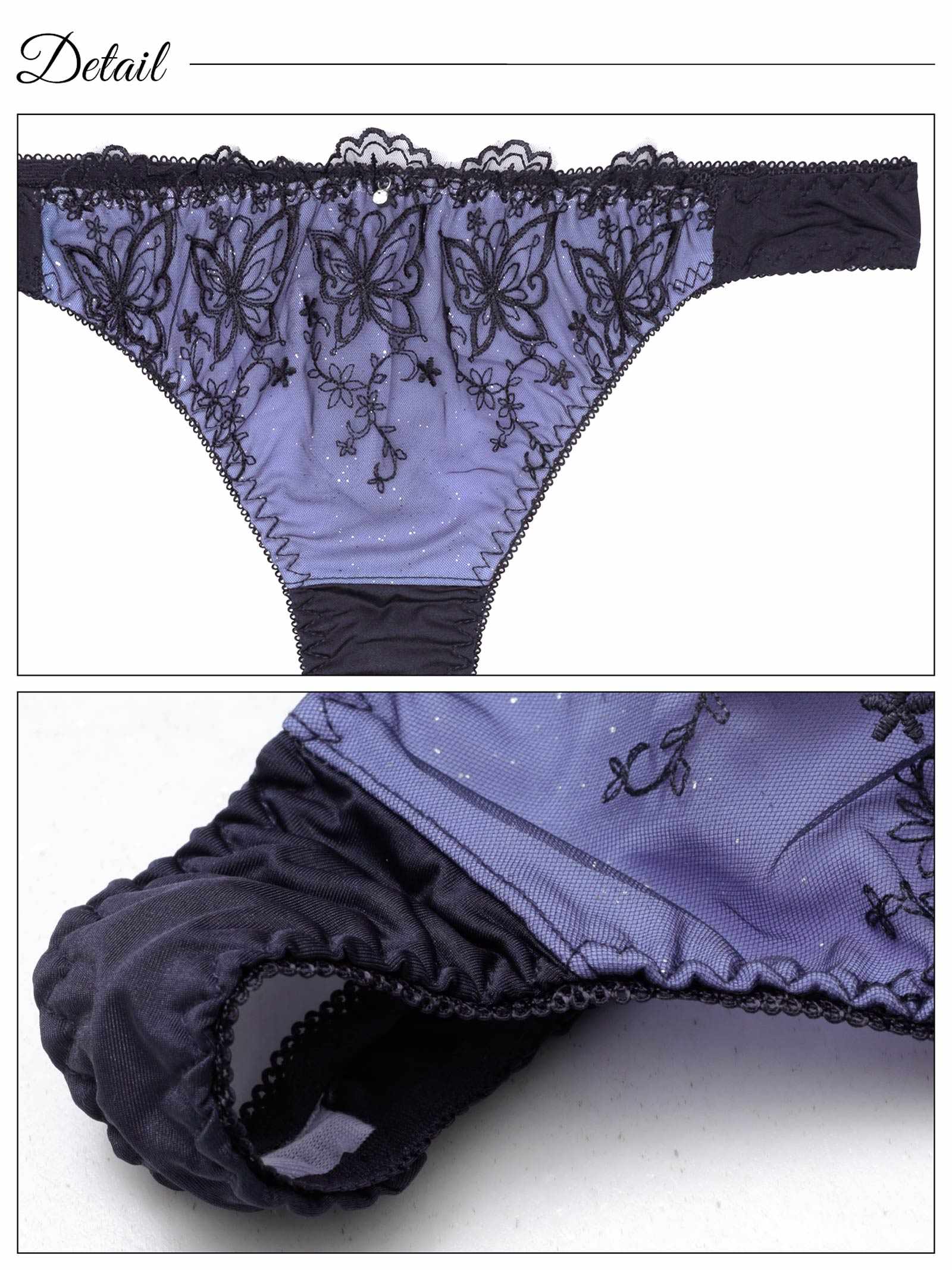 8/15新作!グリッターバタフライTバックショーツ単品