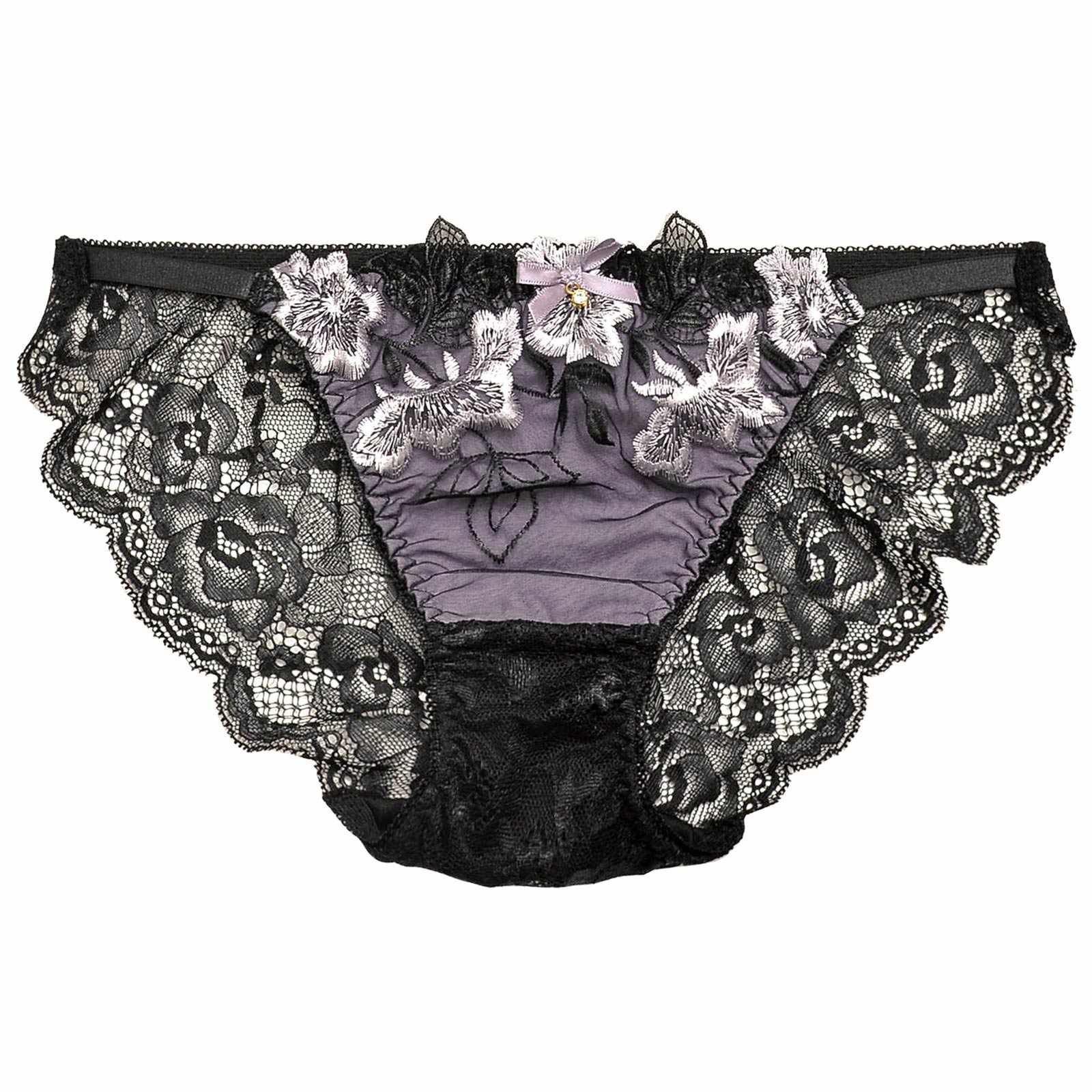 12/9再販!ダスティブルームエンブロイダリーバック透けフルバックショーツ単品[おそろいショーツ]