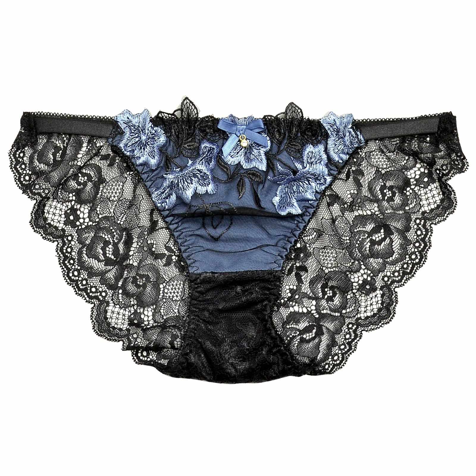 12/9再販!ダスティブルームエンブロイダリーバック透けフルバックショーツ単品[おそろいショーツ]