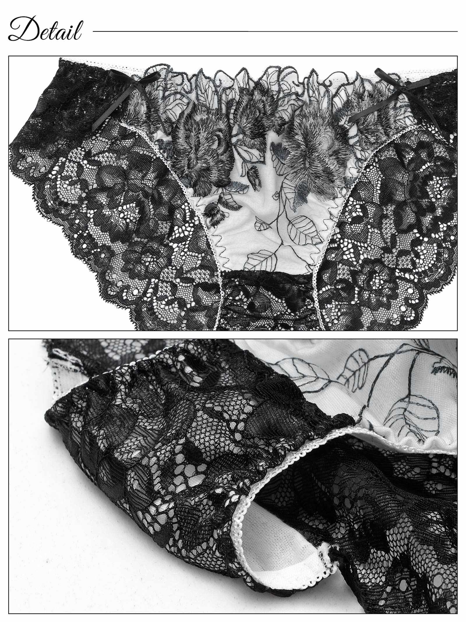 3/16再販!ゴージャスフラワーパールバック透けフルバックショーツ単品[おそろいショーツ]