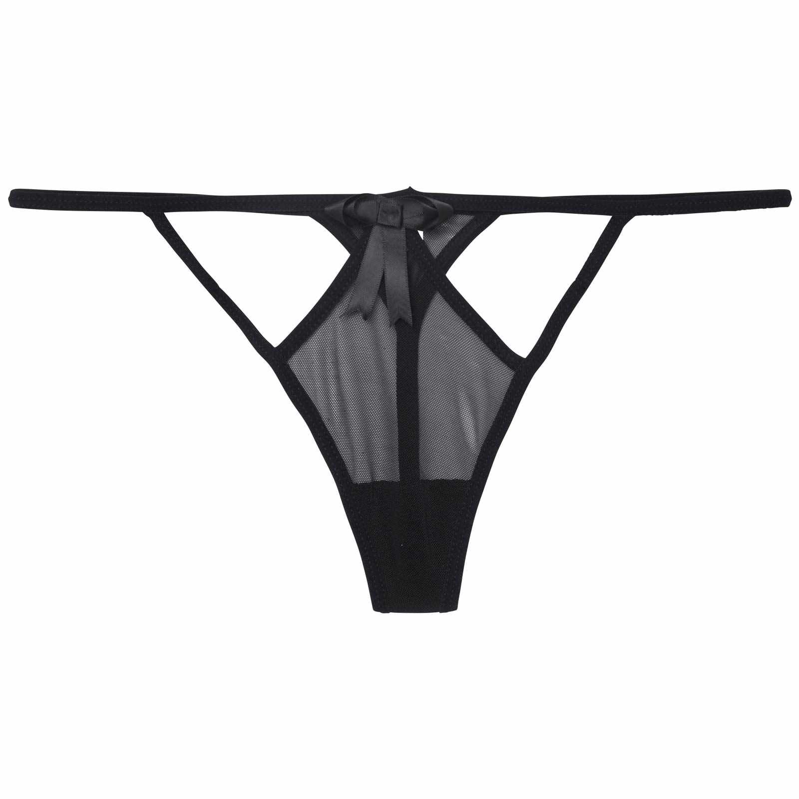 フロントカットリボンストリングTバックショーツ単品