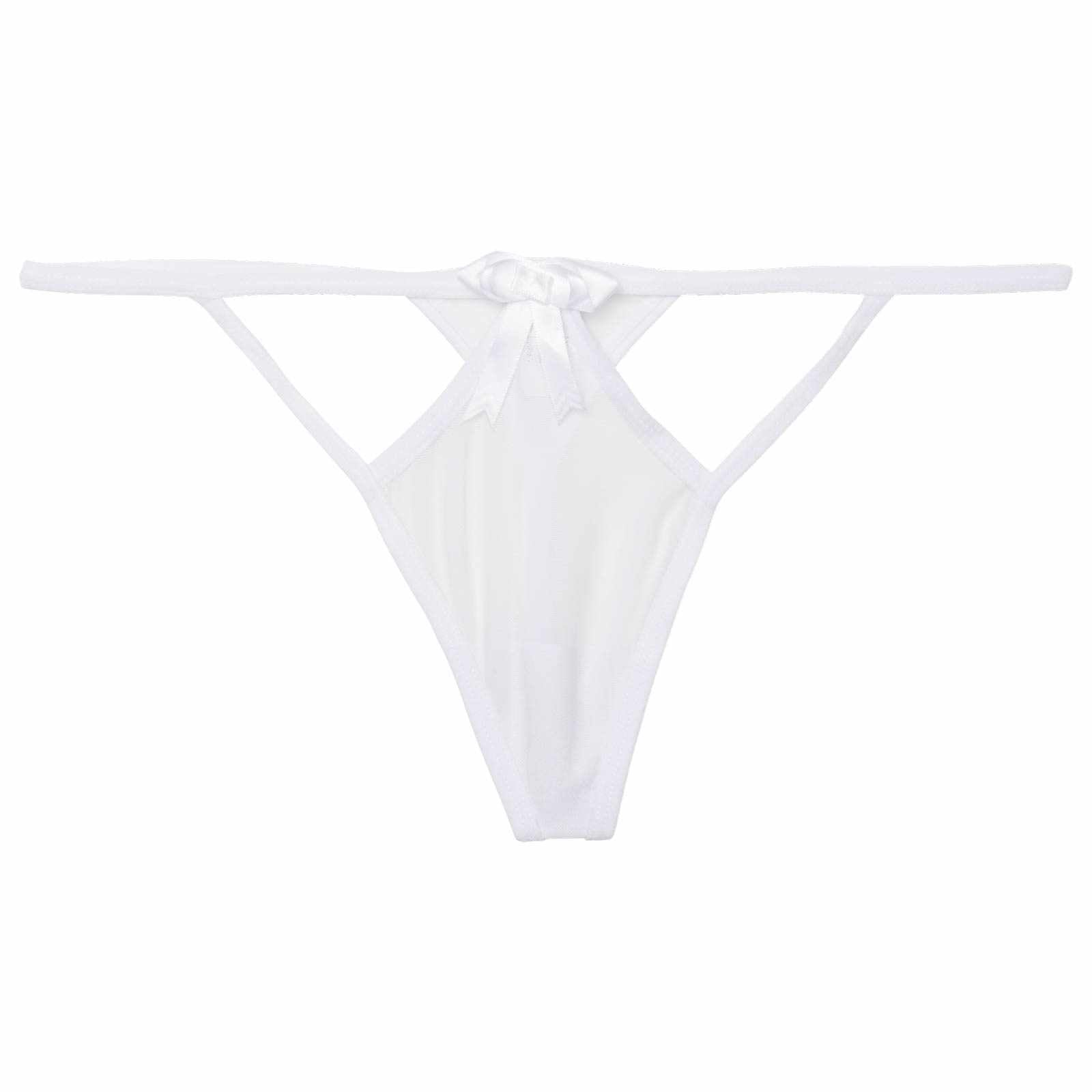 フロントカットリボンストリングTバックショーツ単品