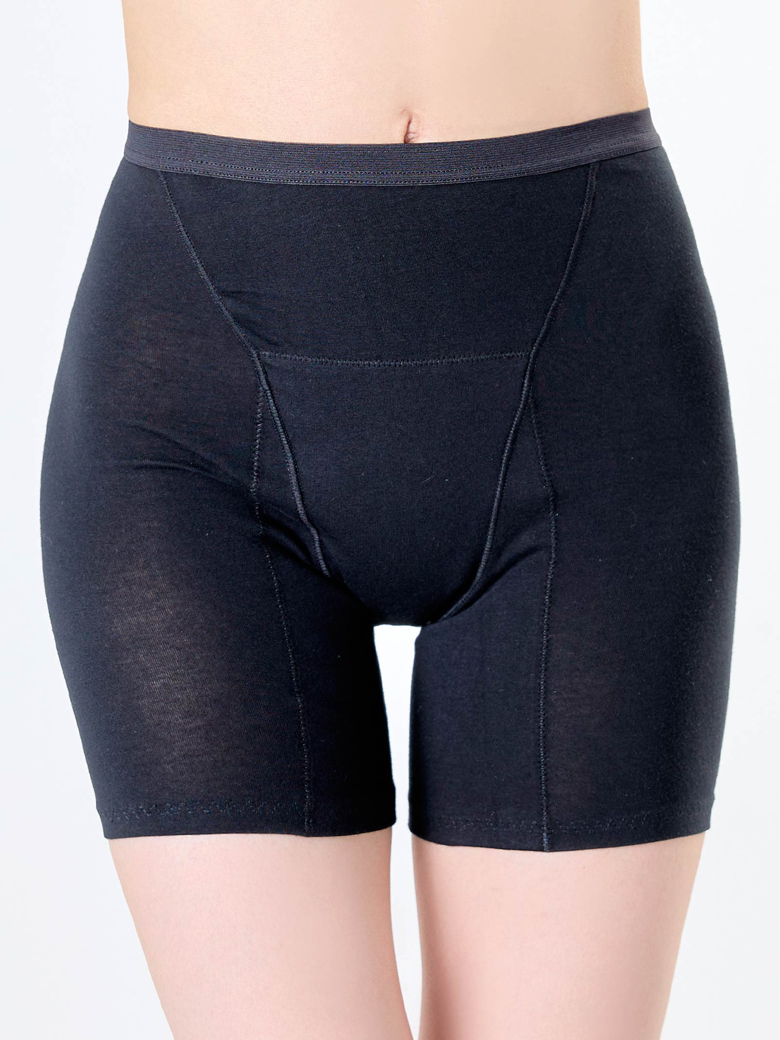 10/20新作!シンプルロング丈サニタリーショーツ