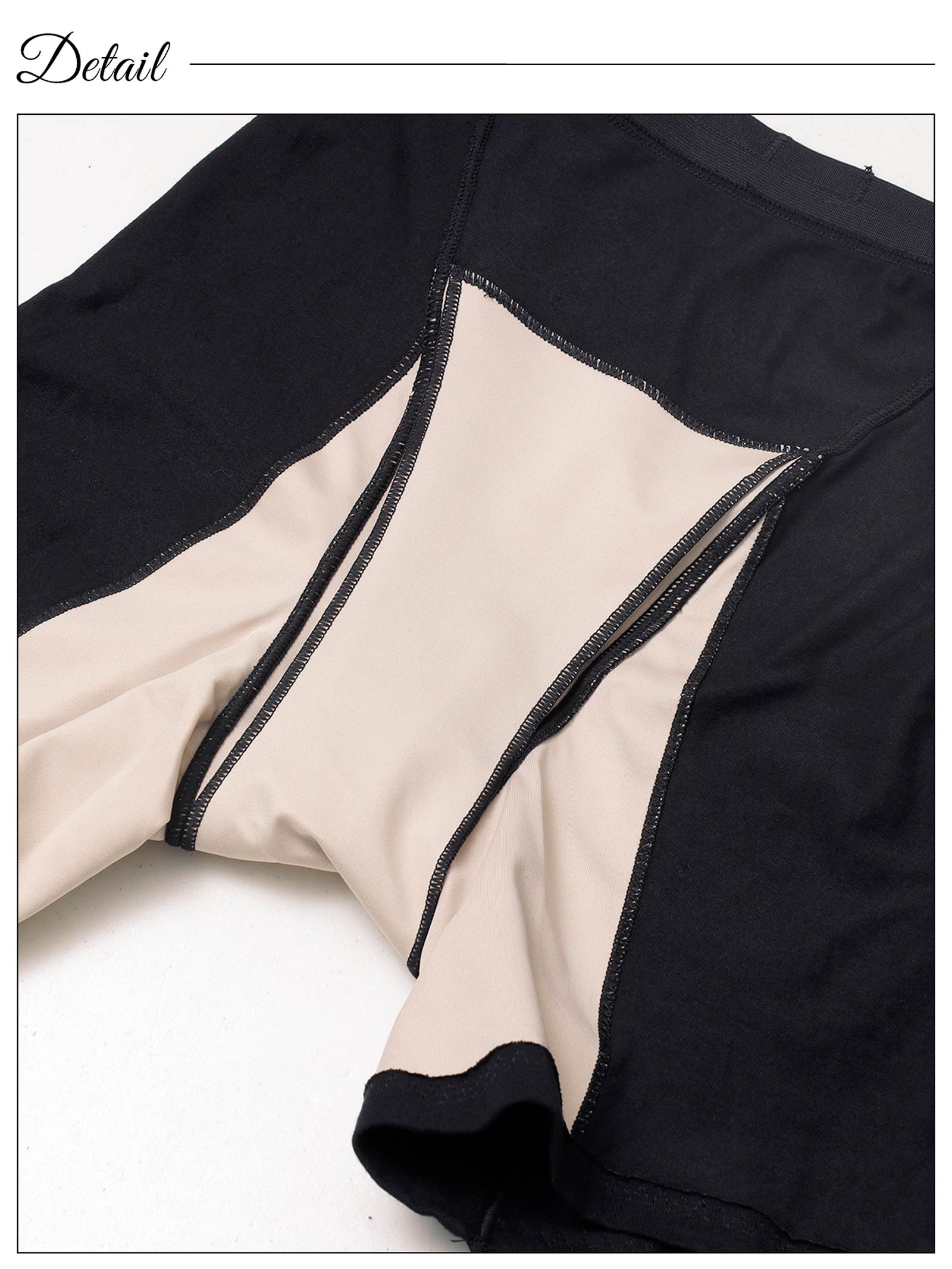 10/20新作!シンプルロング丈サニタリーショーツ