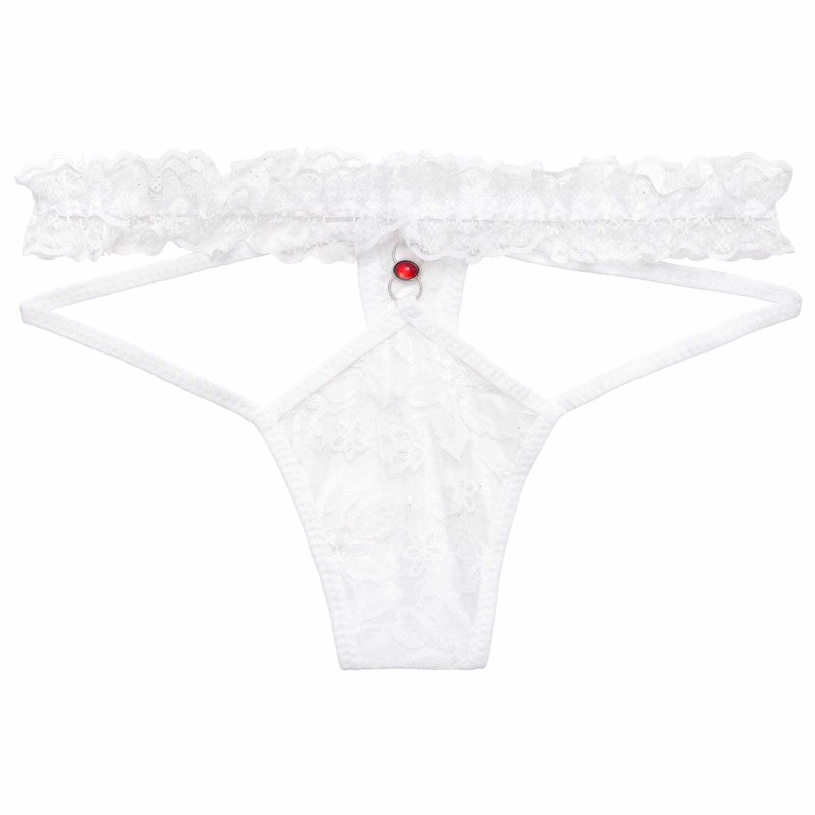 4/8新作!ビジューストリングレースTバックショーツ単品