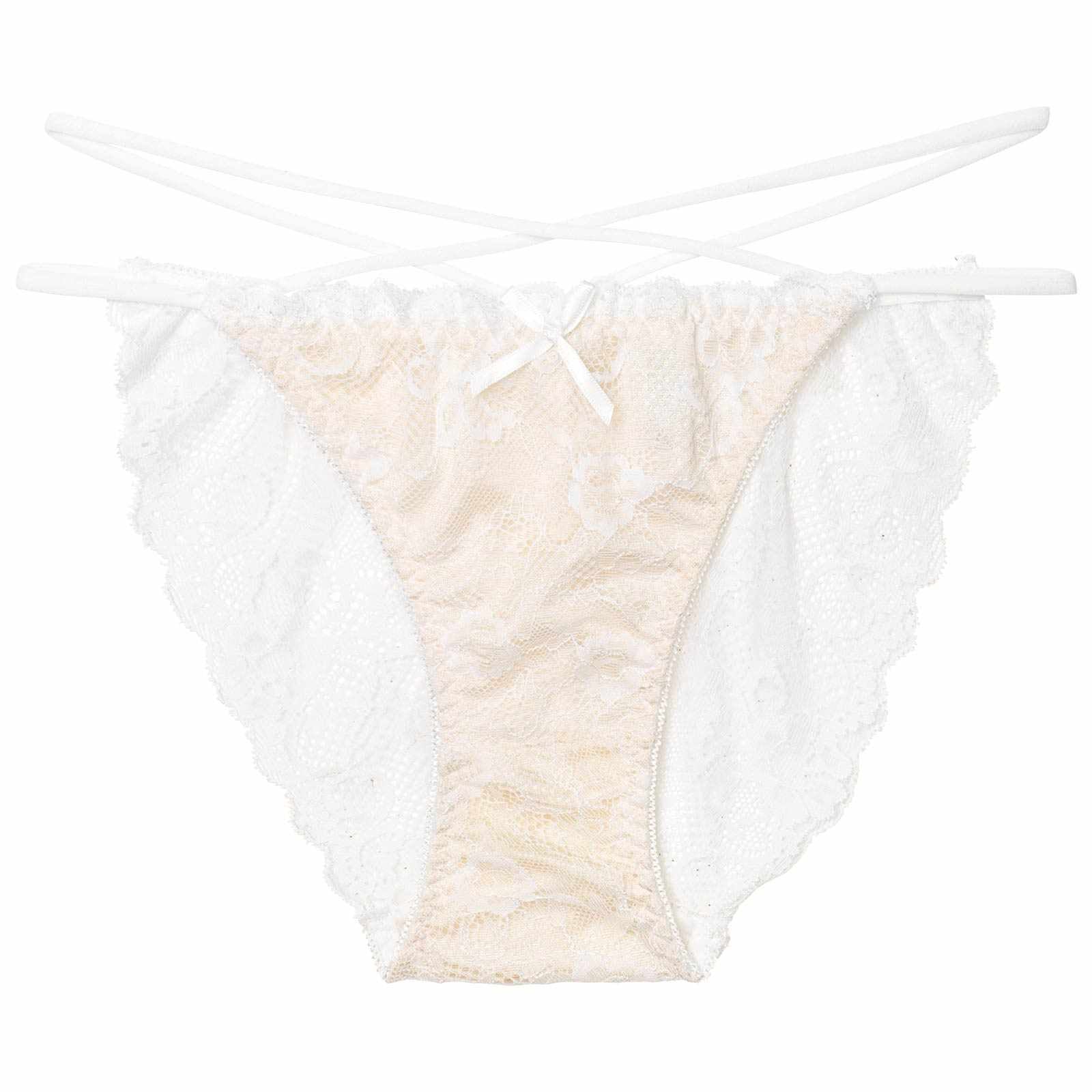 1/26新作!エターナルヌーディーレースバック透けフルバックショーツ単品[おそろいショーツ]