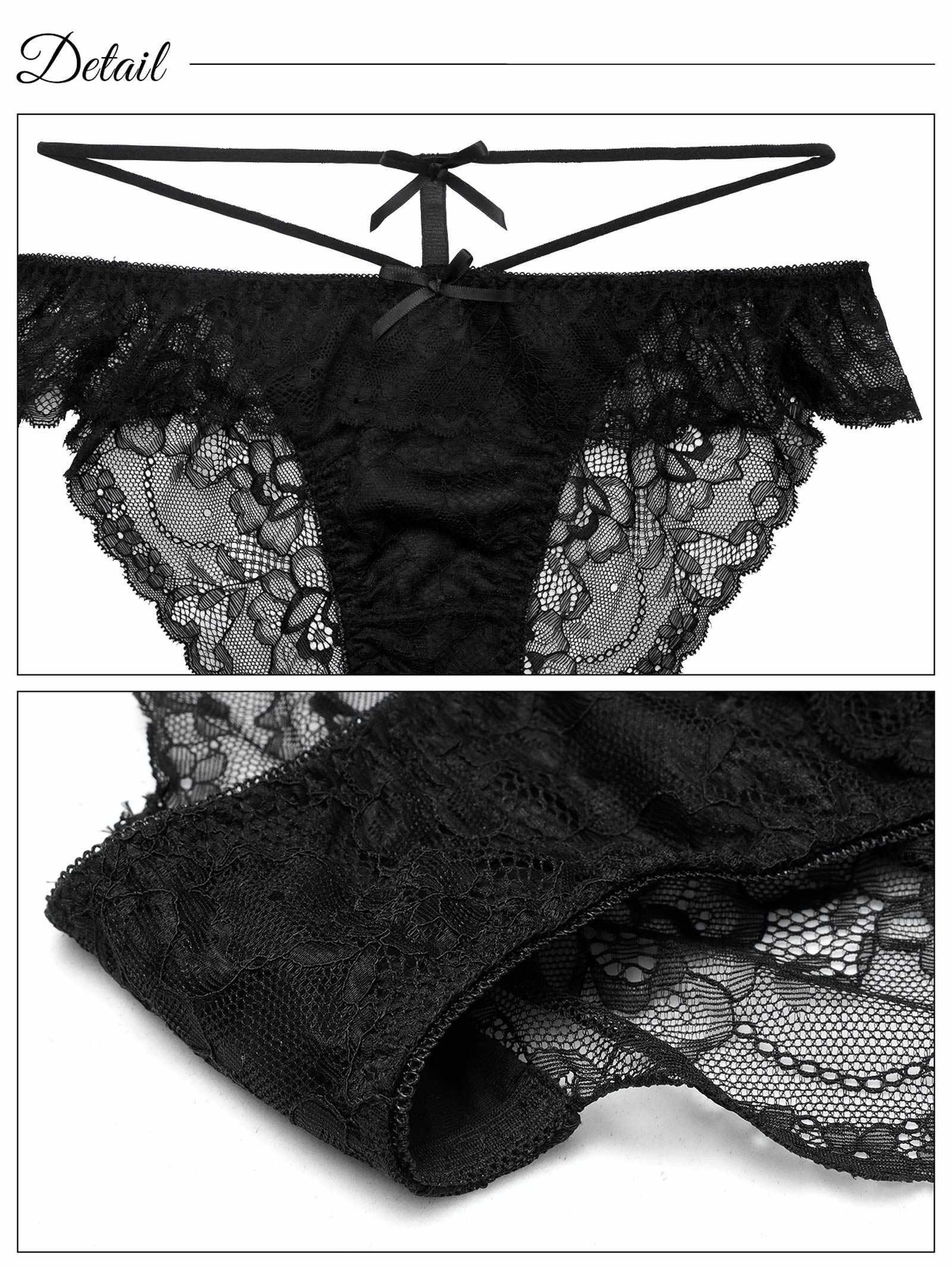 4/22新作!ドーリーリボンコードバック透けフルバックショーツ単品[おそろいショーツ]