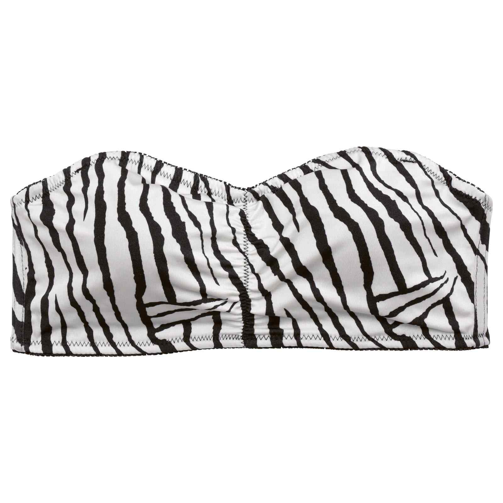 6/19新作!【ノンワイヤー】スパイシープリントチューブブラジャー単品