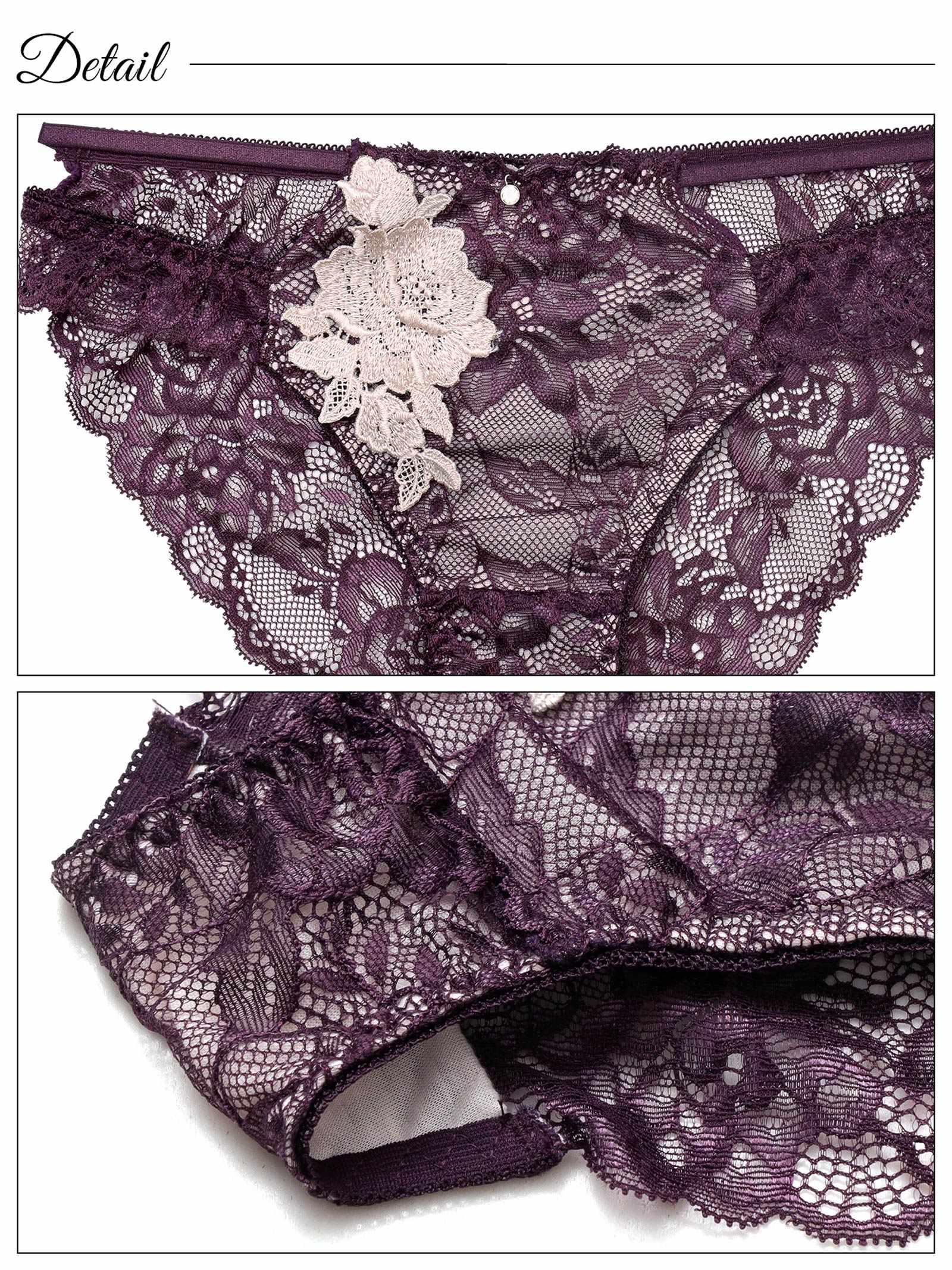 12/10新作!クラシックレーシィローズバック透けフルバックショーツ単品[おそろいショーツ]