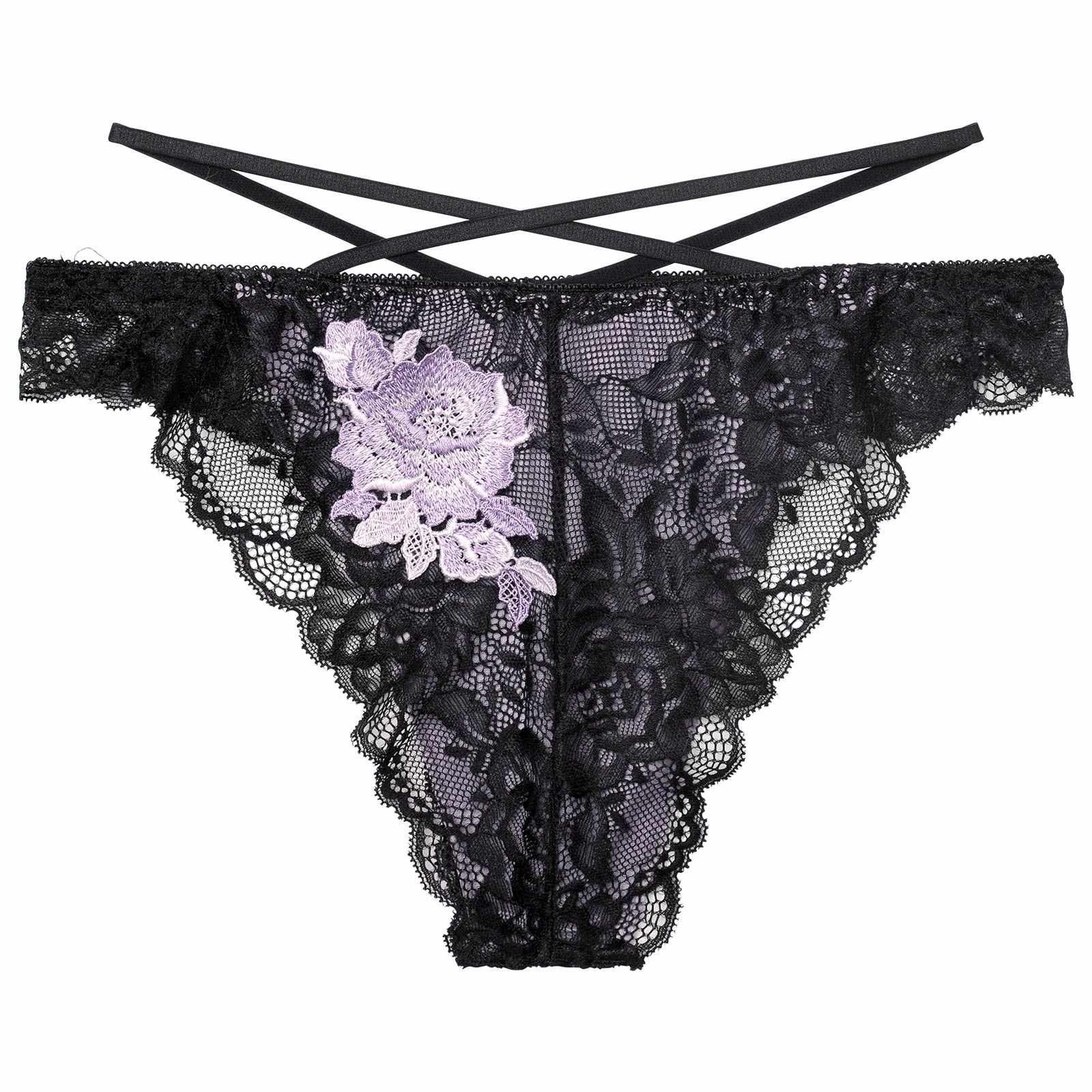 12/10新作!クラシックレーシィローズバック透けTバックショーツ単品[おそろいショーツ]