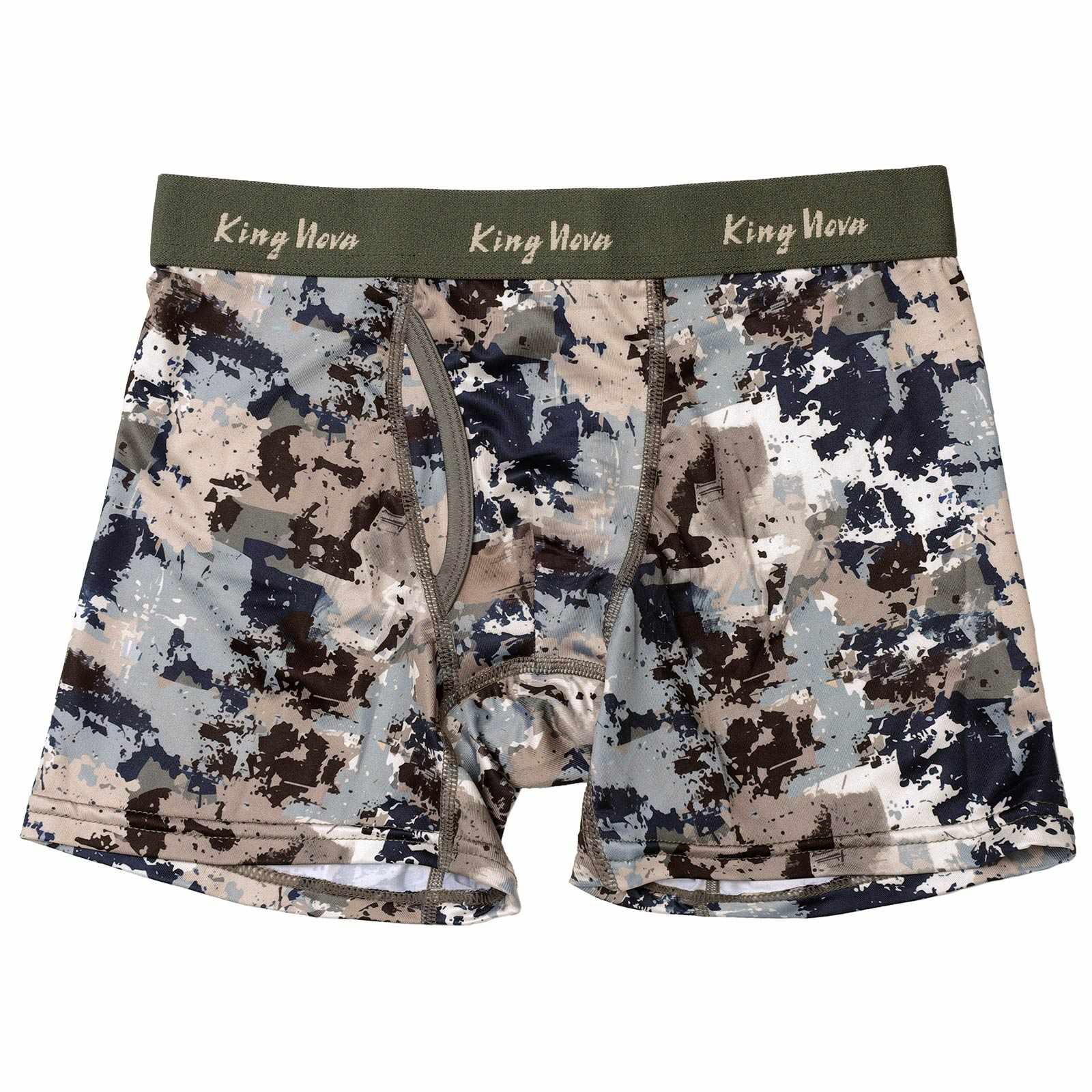 12/15新作!カモフラージュ柄男性用ボクサーパンツ