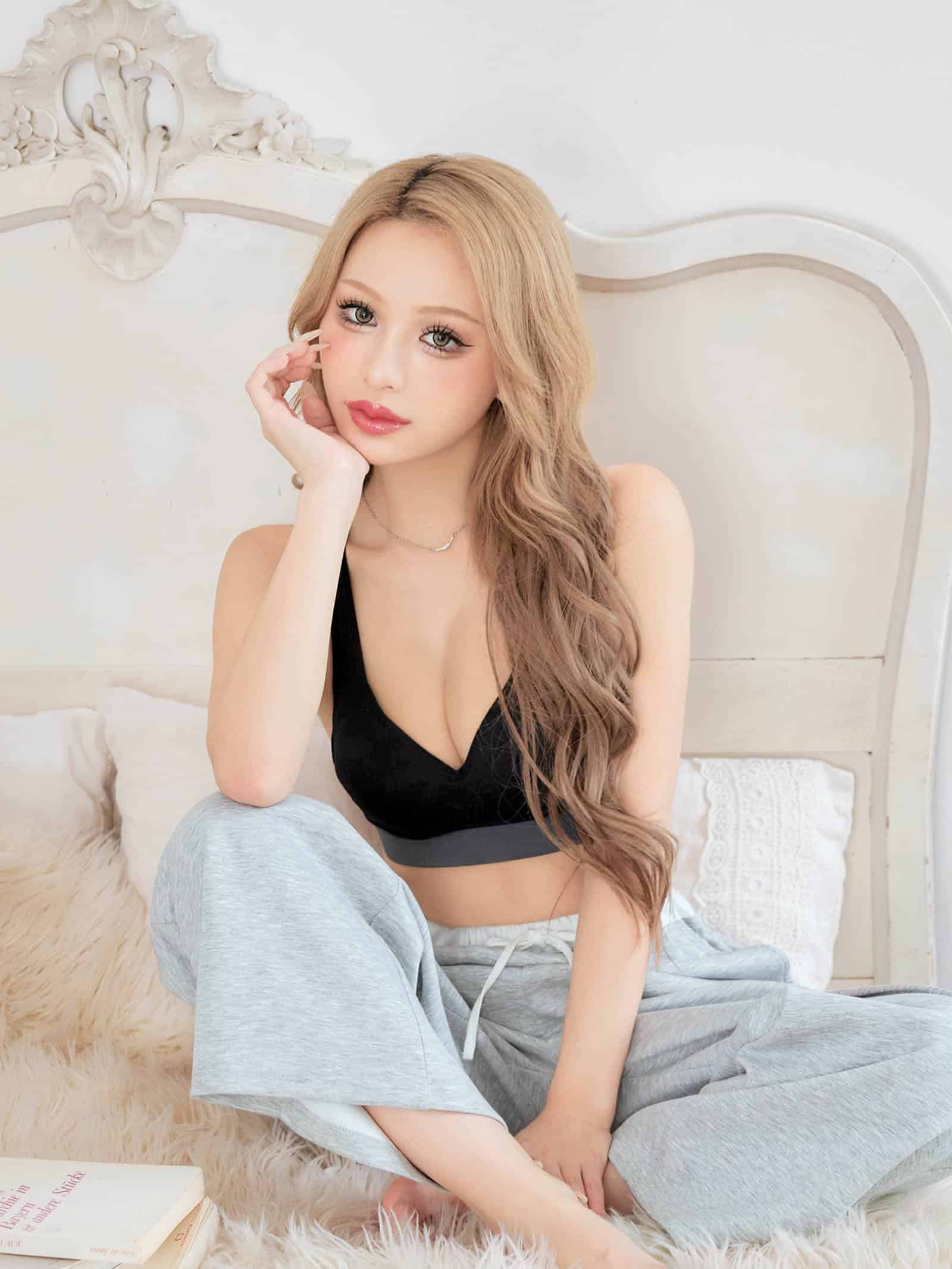 7/20新作!【ノンワイヤー】バイカラースポーティーブラジャー単品