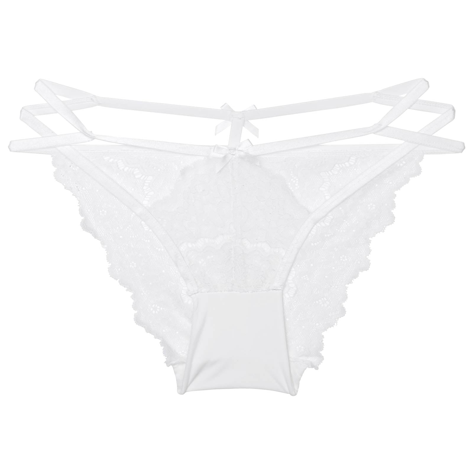 クロスレーシィコードバック透けフルバックショーツ単品