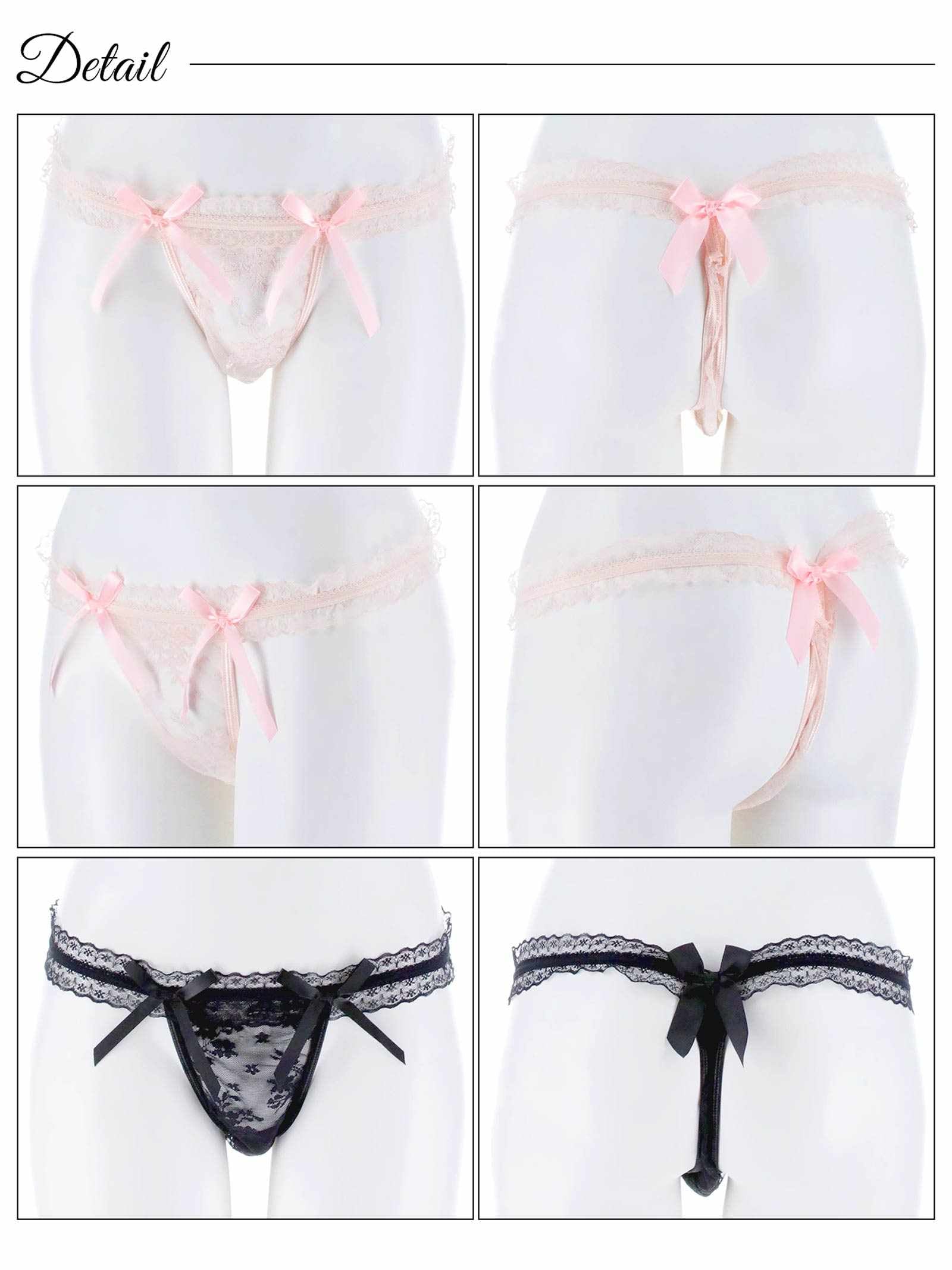 10/31新作!フルーレットレースリボンTバックショーツ単品