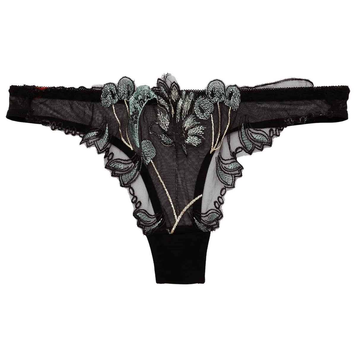 10/26新作!フローラルシアーレースTバックショーツ単品