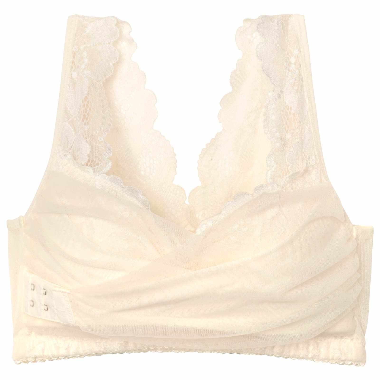 【ノンワイヤー】カシュクールアンダーホックナイトブラ単品