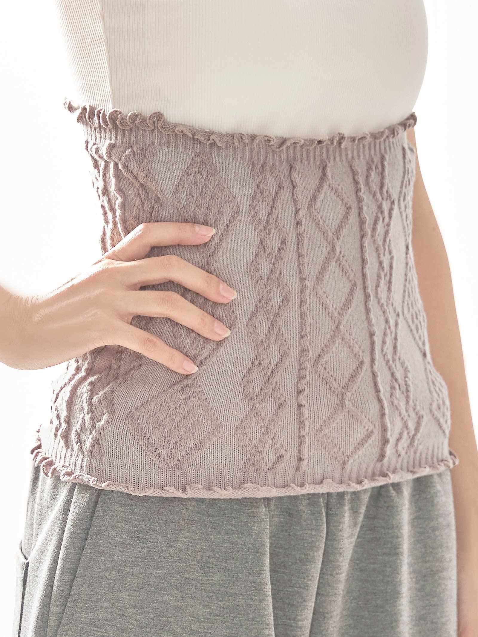 12/10新作!編柄腹巻き&ネックウォーマー