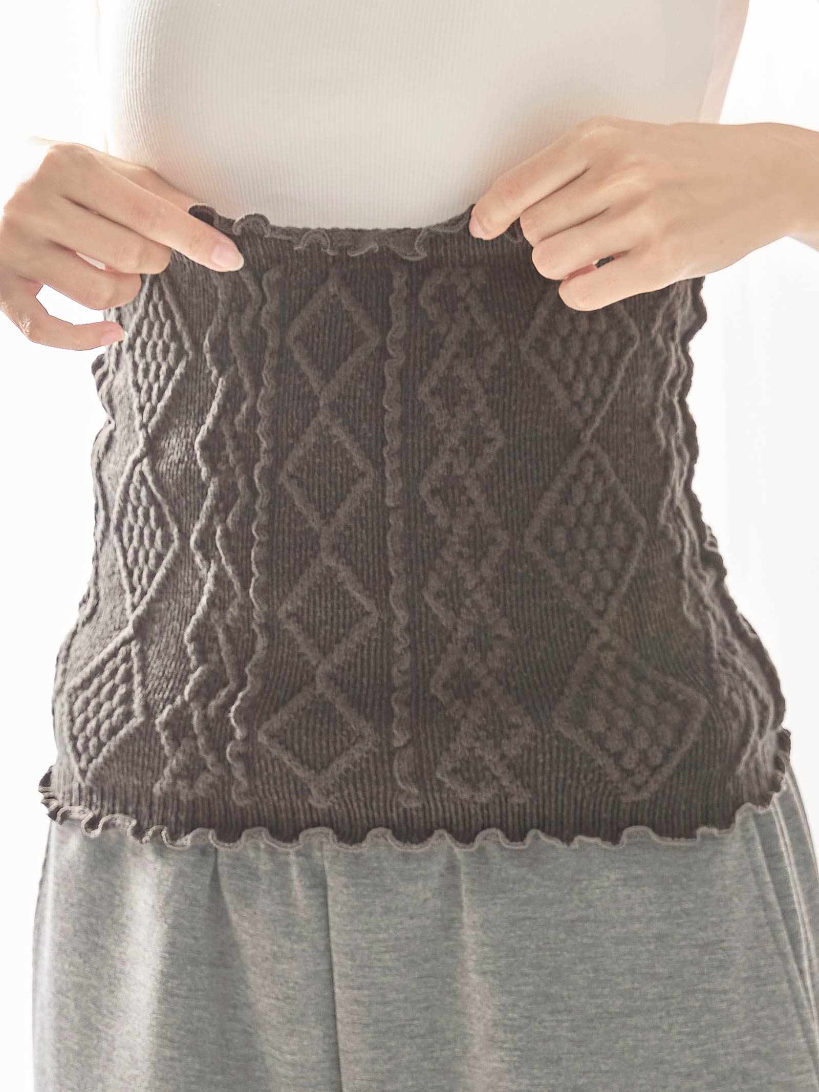 12/10新作!編柄腹巻き&ネックウォーマー