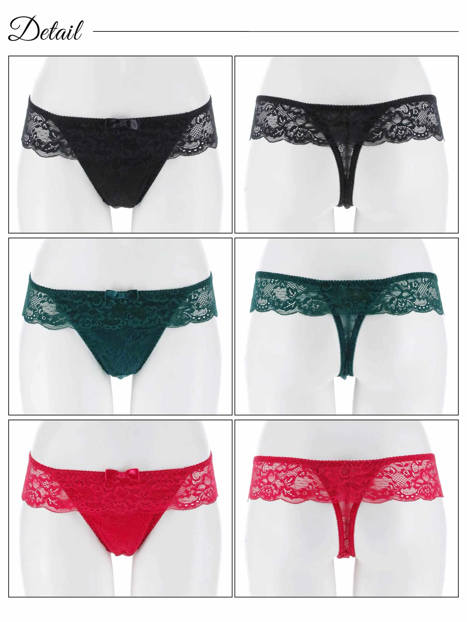 11/10新作!スカラップシアーレースバック透けTバックショーツ単品