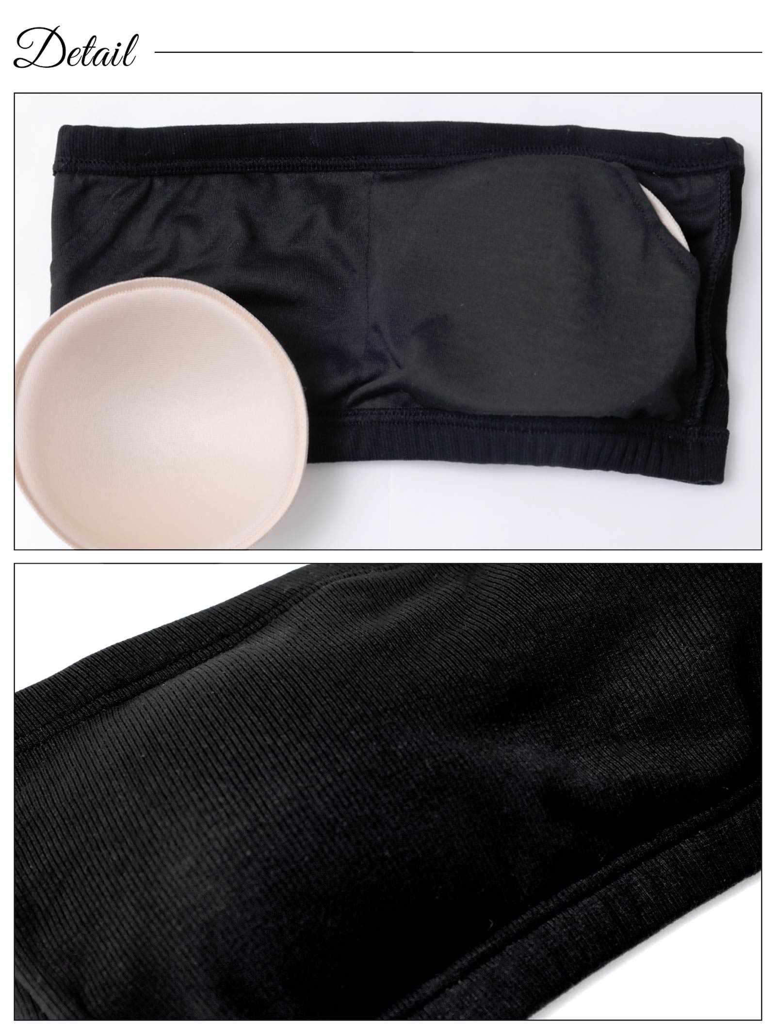 3/23新作!シンプルフィットチューブブラジャー単品